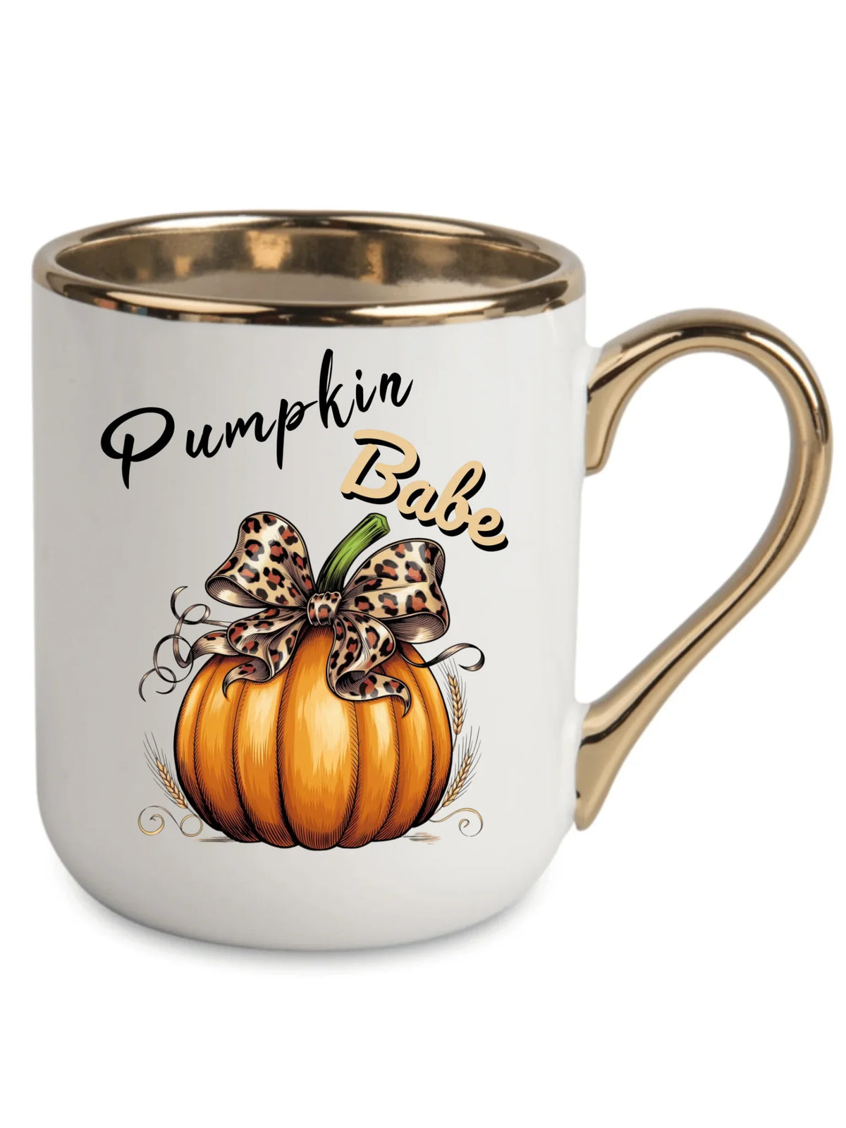 Kubek elegant jesienny - Pumpkin Babe - dla miłośniczki dyni JS33