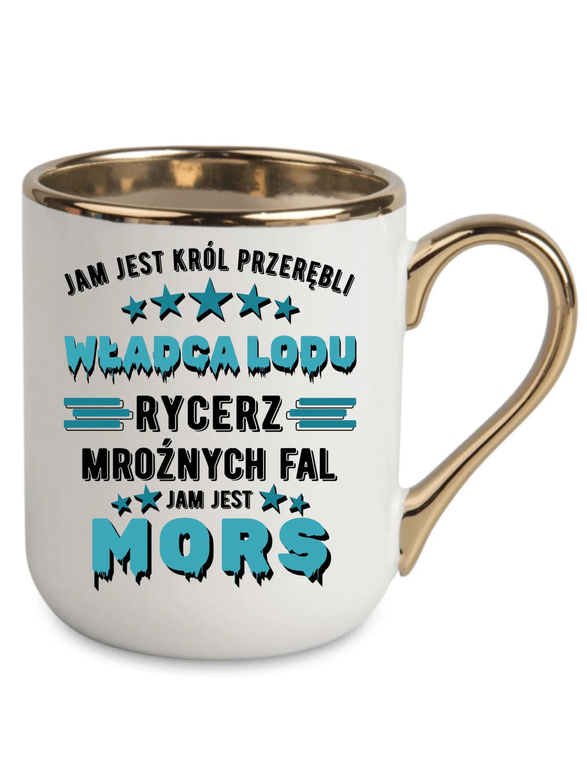 Kubek elegant - prezent dla morsa - Jam jest Król przerębli Jam jest mors HM13