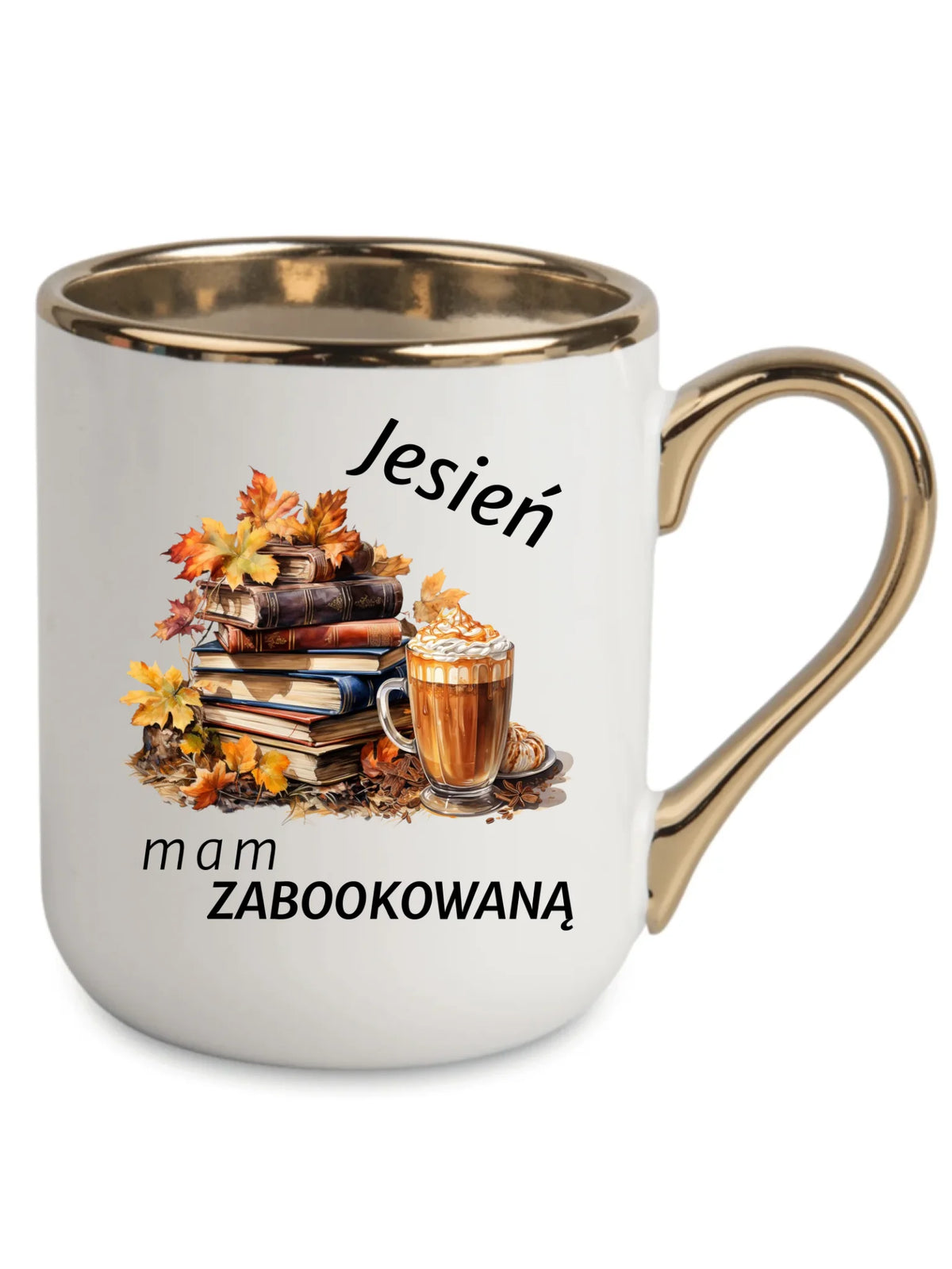 Kubek elegant jesienny - Jesień mam zabookowaną JS28