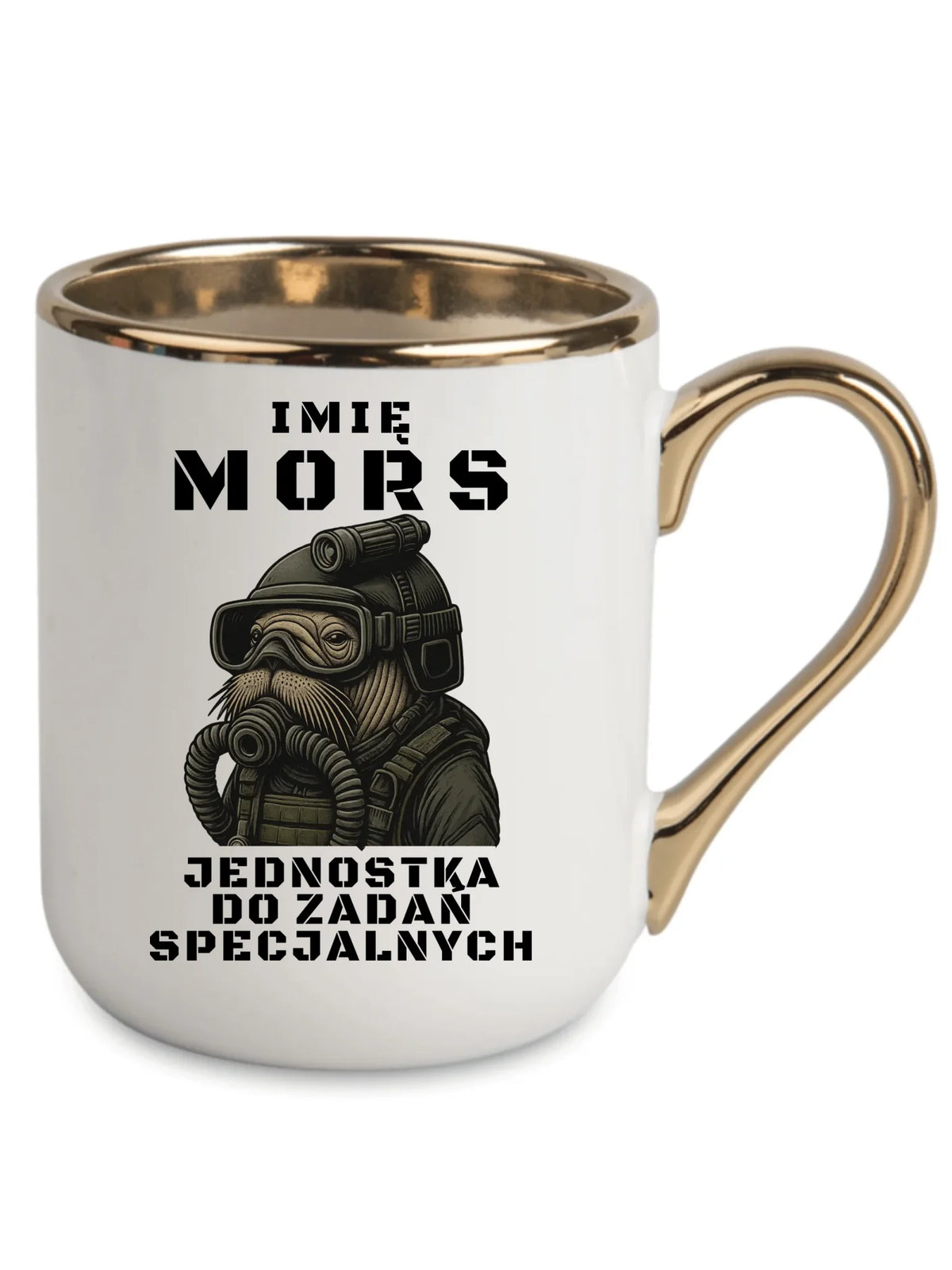 Kubek elegant - prezent dla morsa - Mors do zadań specjalnych - personalizowany HM07