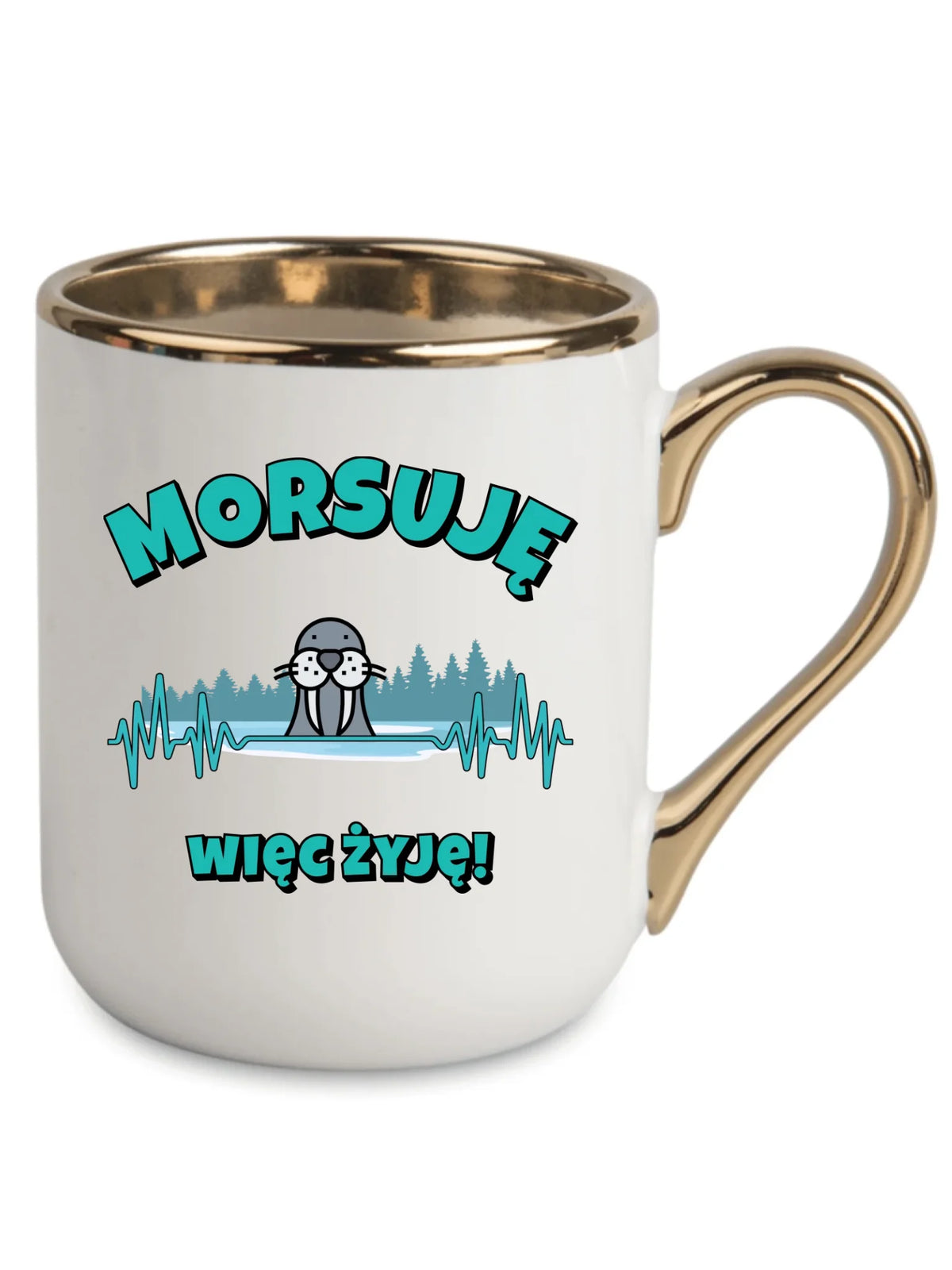 Kubek elegant - prezent dla morsa - Morsuję więc żyję - Mors HM02