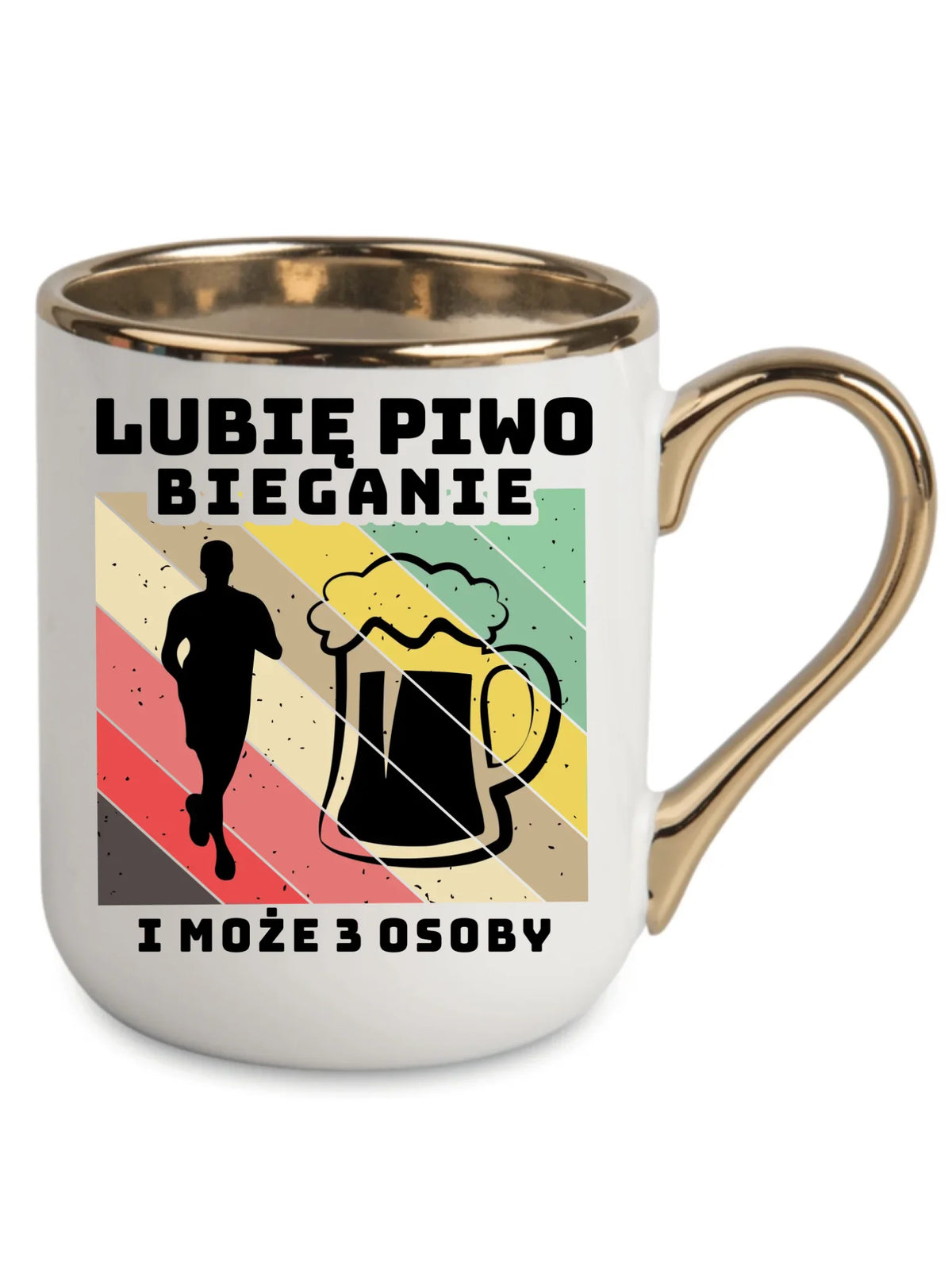 Kubek elegant dla biegacza - Lubię piwo bieganie HB01