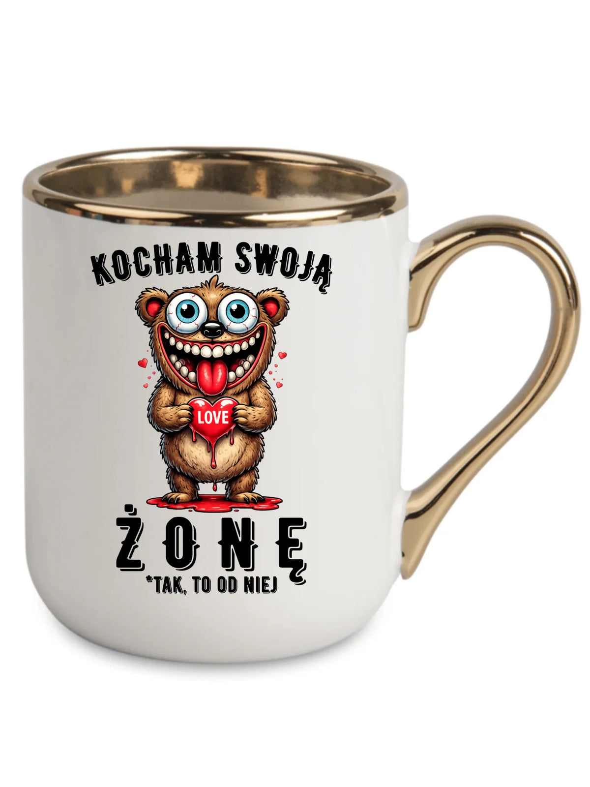 Kubek elegant dla męża - Kocham swoją żonę W23