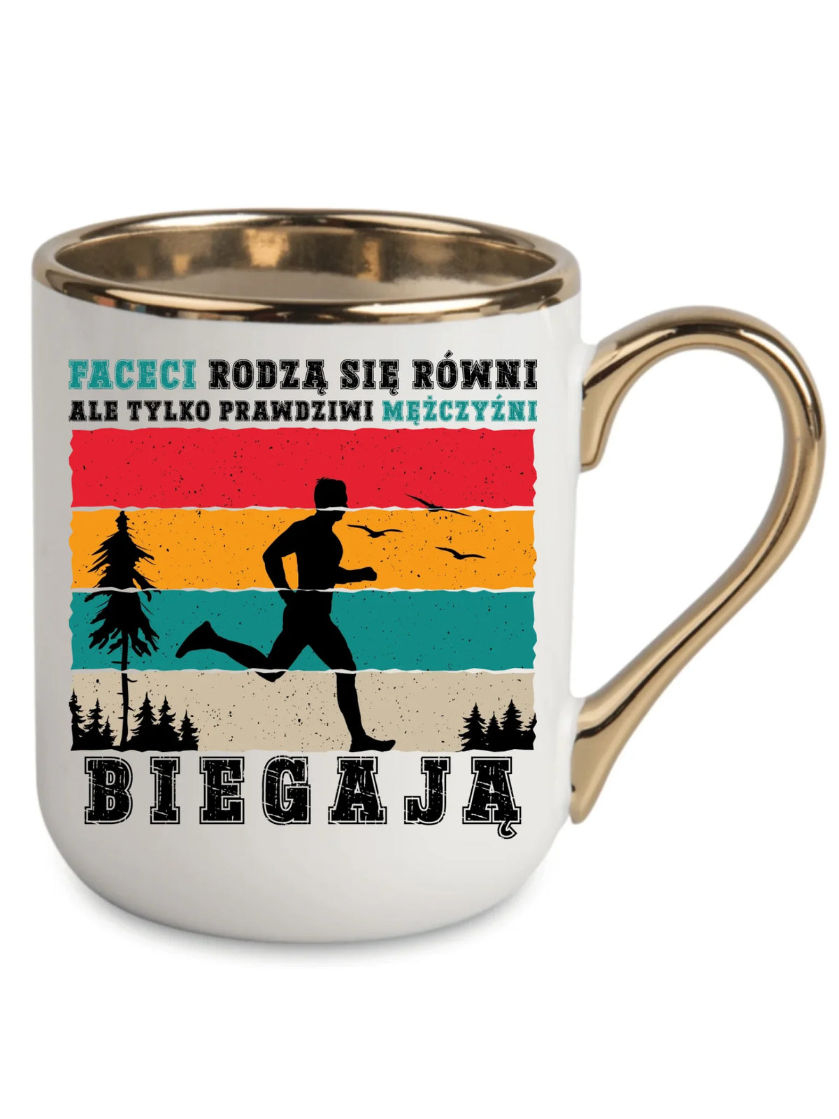 Kubek elegant dla biegacza - Prawdziwi mężczyźni biegają HB02