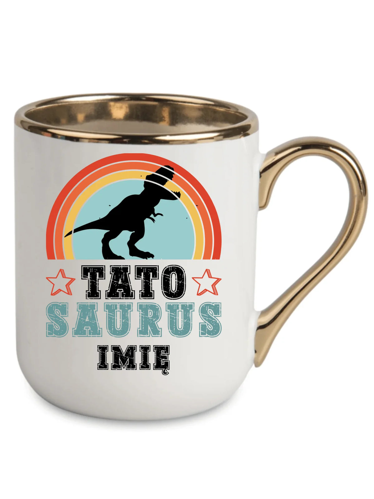 Kubek elegant dla taty - Tato Saurus - personalizowany DT03