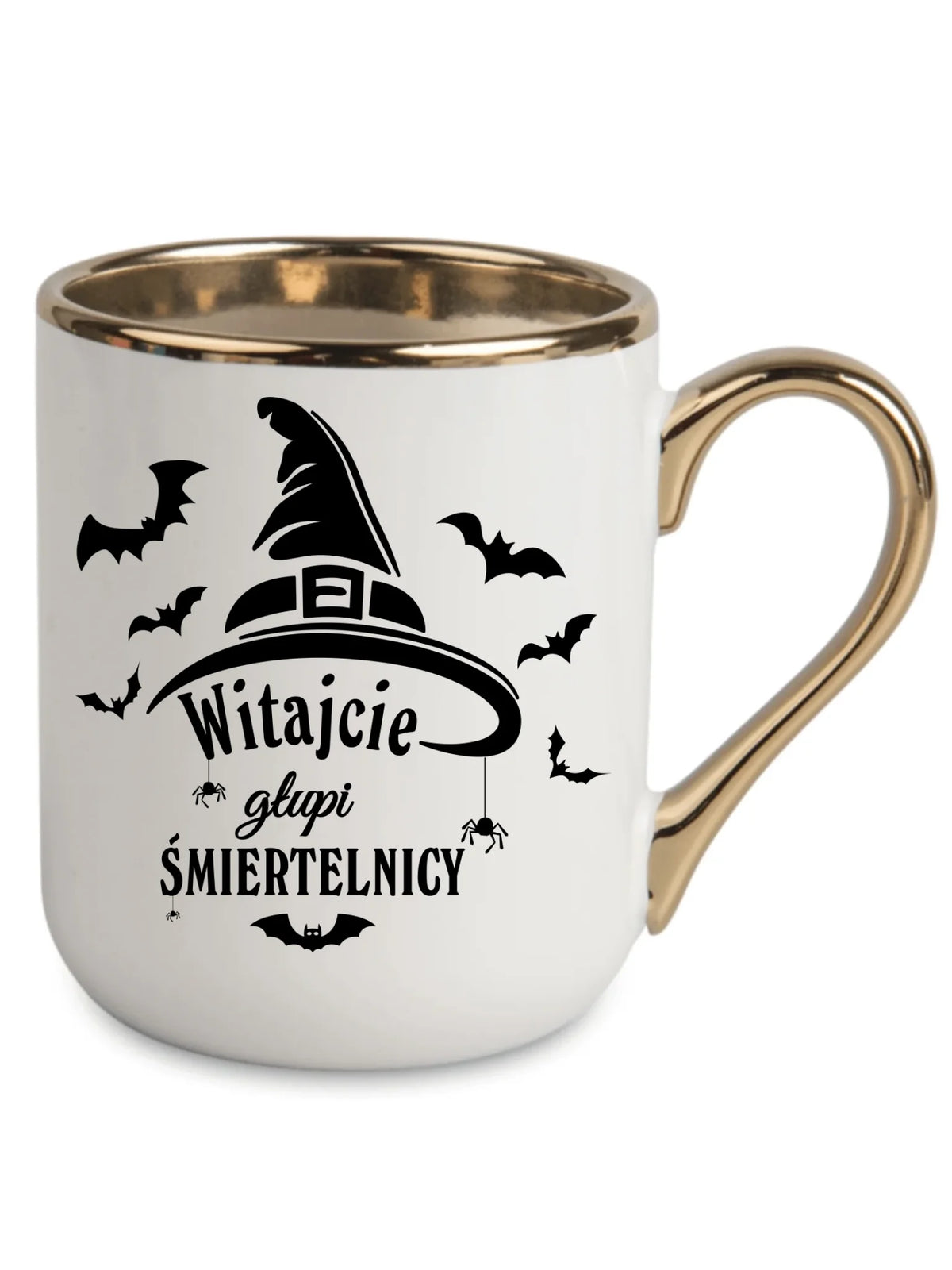 Kubek elegant na Halloween - Witajcie głupi śmiertelnicy HL23