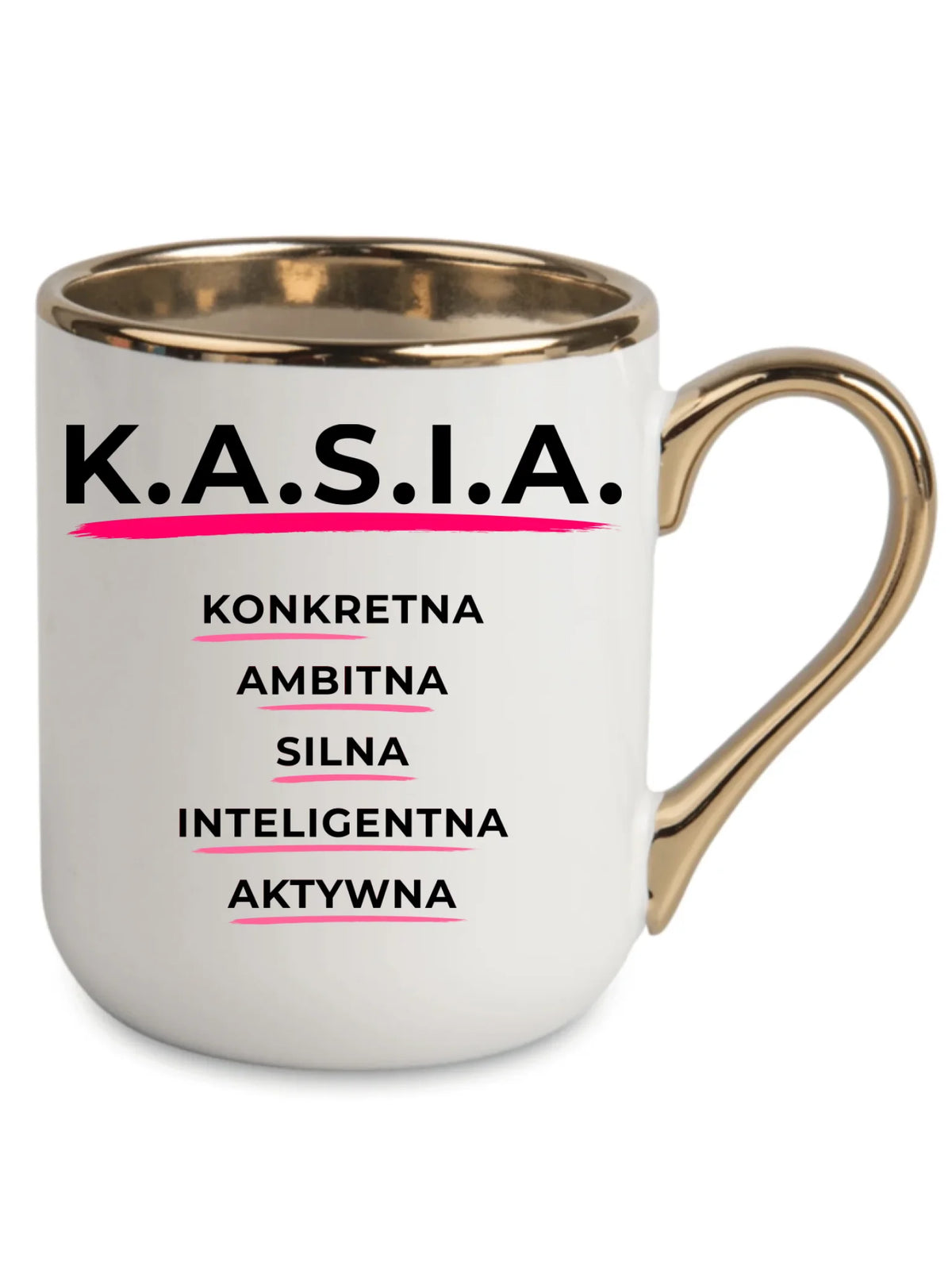 Kubek elegant - prezent dla Kasi - Katarzyna - K.A.S.I.A. DZ17