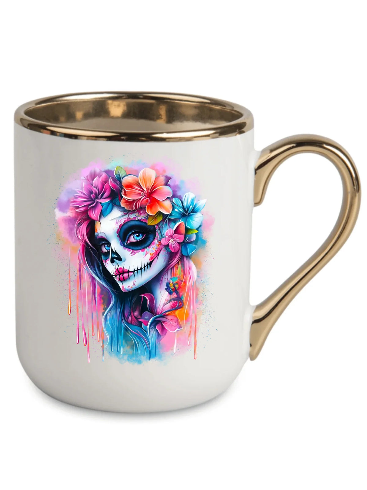 Kubek elegant na Halloween - La Muerte HL05