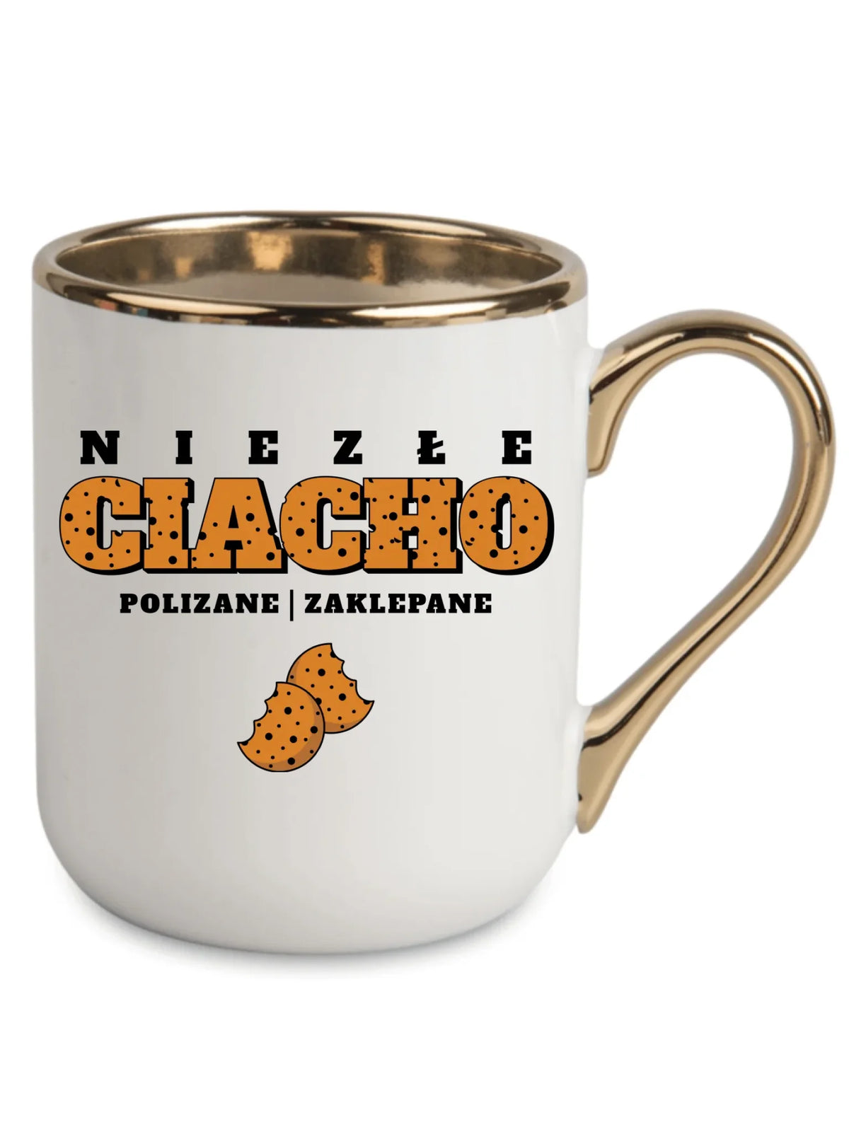 Kubek elegant - prezent dla chłopaka męża - Niezłe ciacho polizane zaklepane DCH30