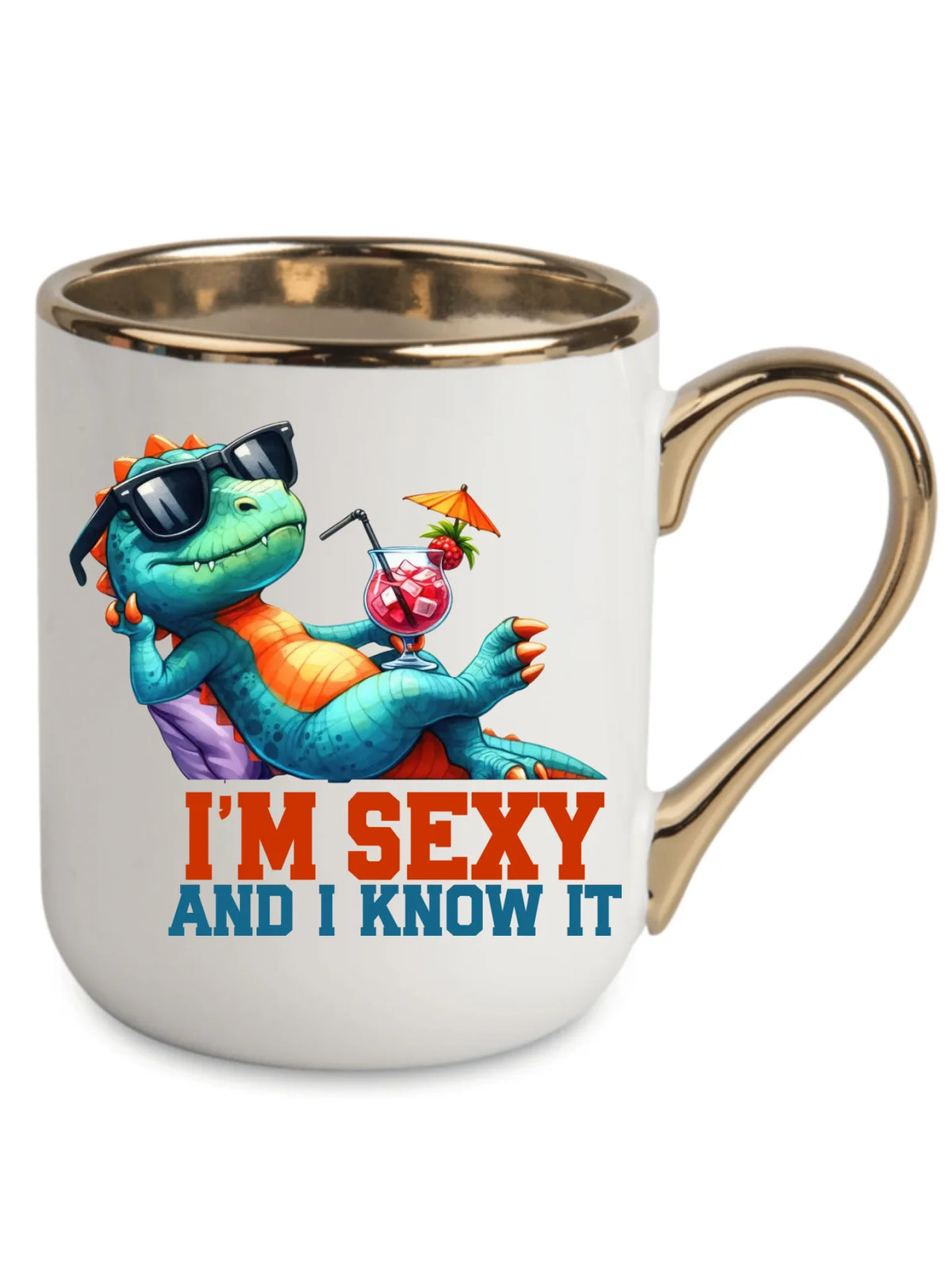 Kubek elegant - prezent dla chłopaka - I'm sexy - śmieszny nadruk DCH28