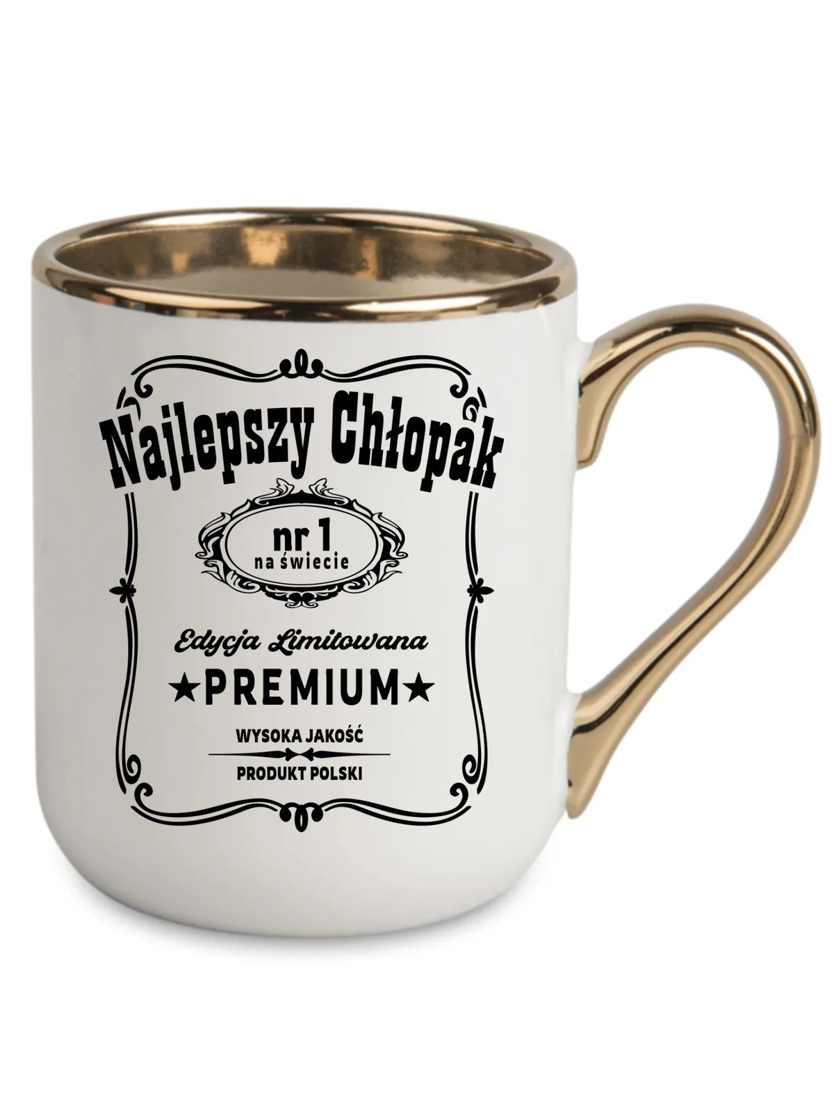 Kubek elegant - prezent dla chłopaka - Najlepszy chłopak na świecie DCH20