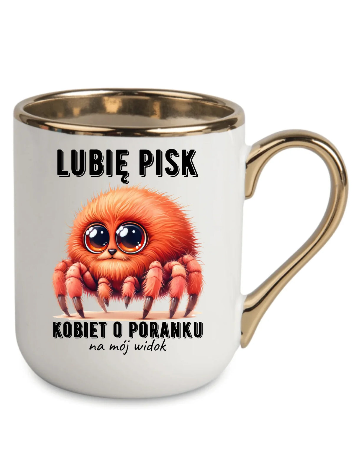 Kubek elegant - prezent dla chłopaka - Lubię pisk kobiet DCH14