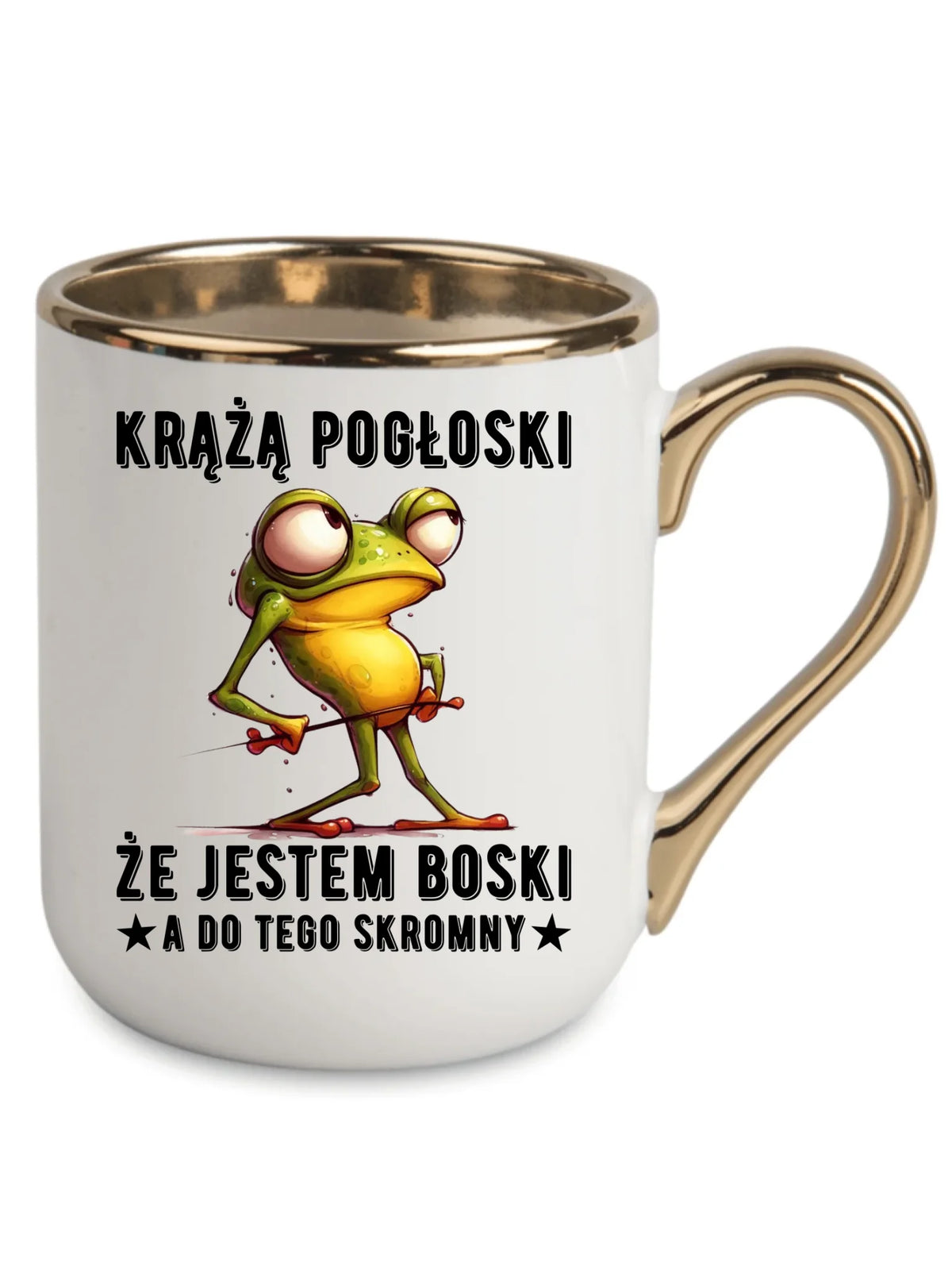 Kubek elegant - prezent dla chłopaka - Jestem boski DCH15