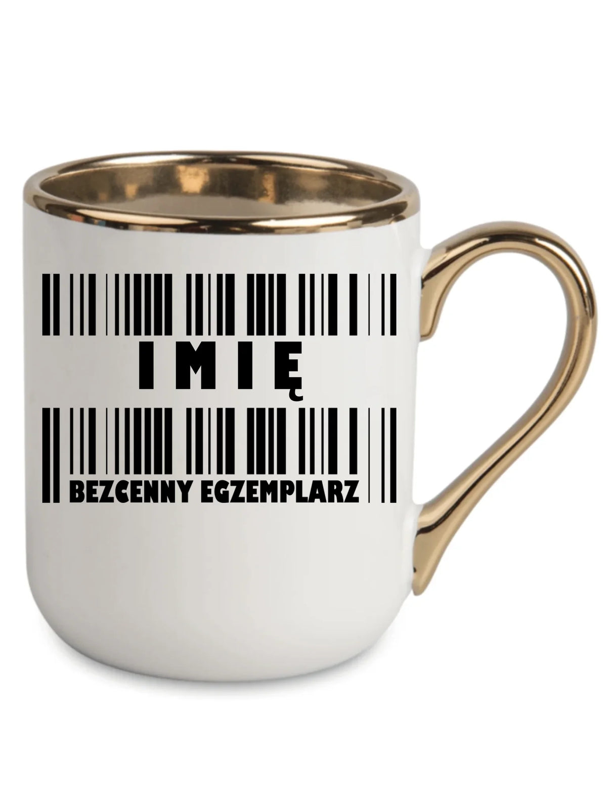 Kubek elegant - Bezcenny egzemplarz prezent dla niego - personalizowany DCH07