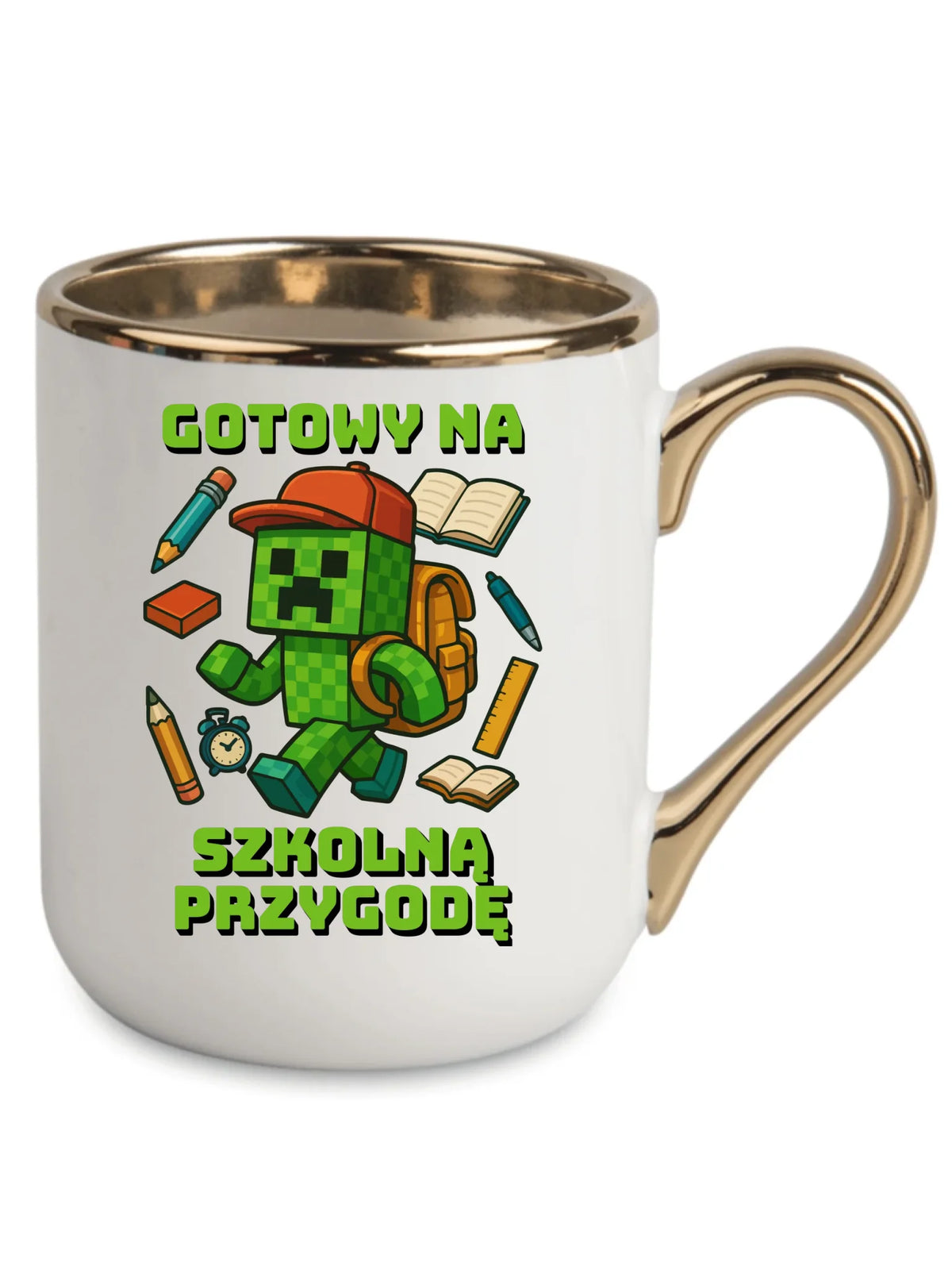 Kubek elegant szkoła - Gotowy na szkołę - gamer do szkoły - SZ13