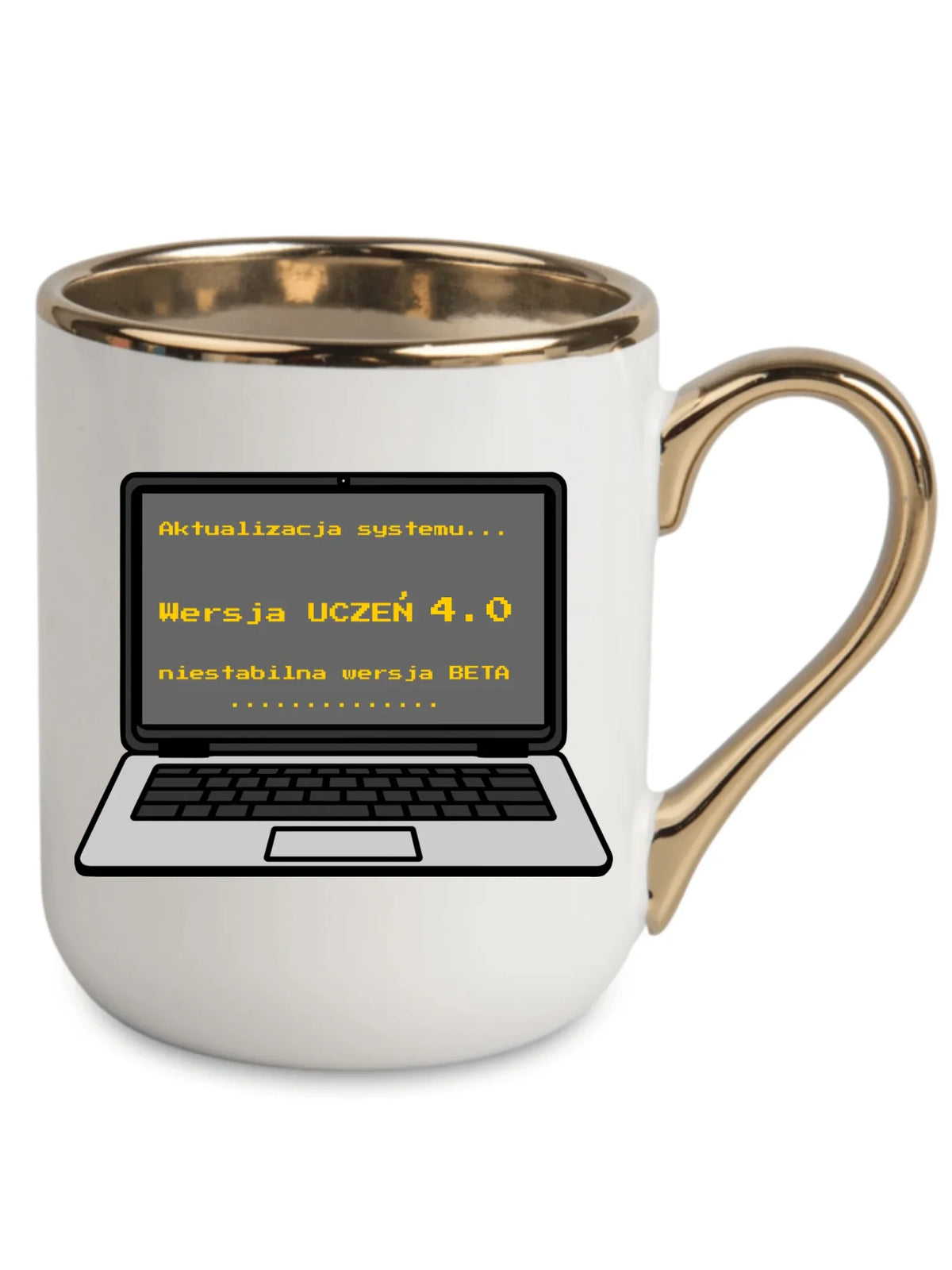 Kubek elegant dla ucznia - Aktualizacja systemu - powrót do szkoły - personalizowany SZ16