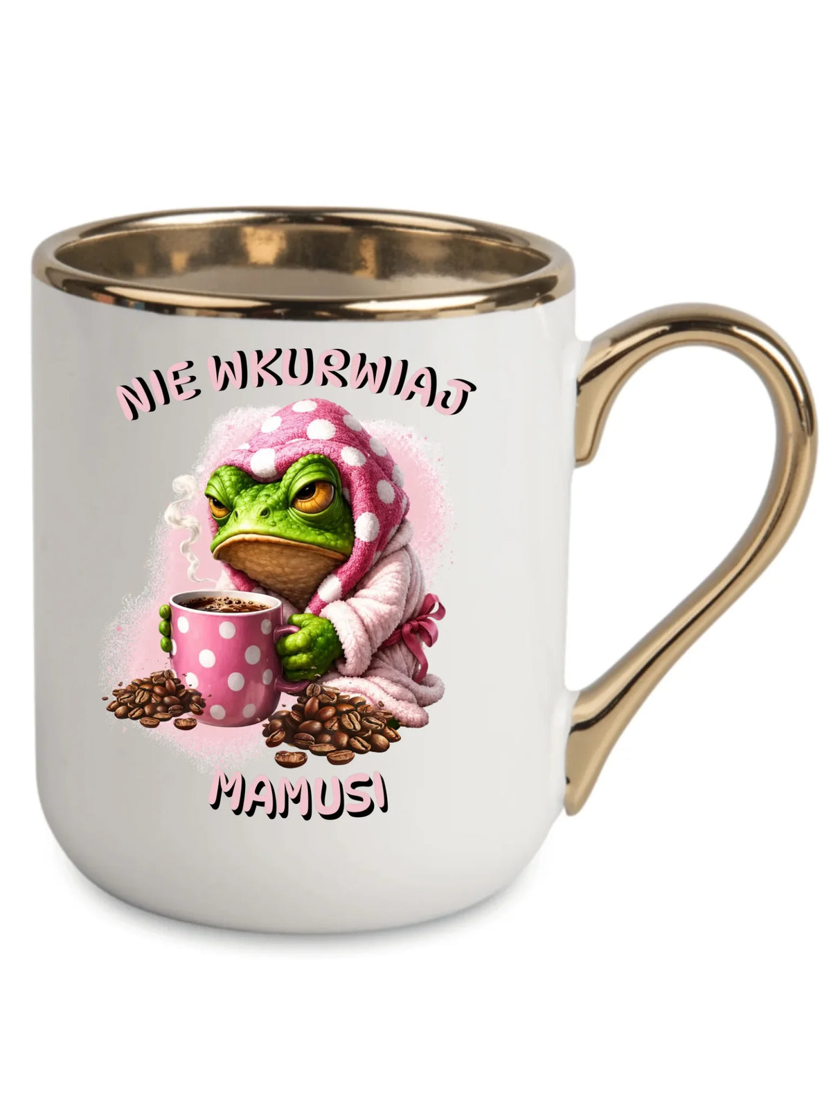 Kubek elegant dla mamy - Nie wku*wiaj mamusi - bez cenzury DM49