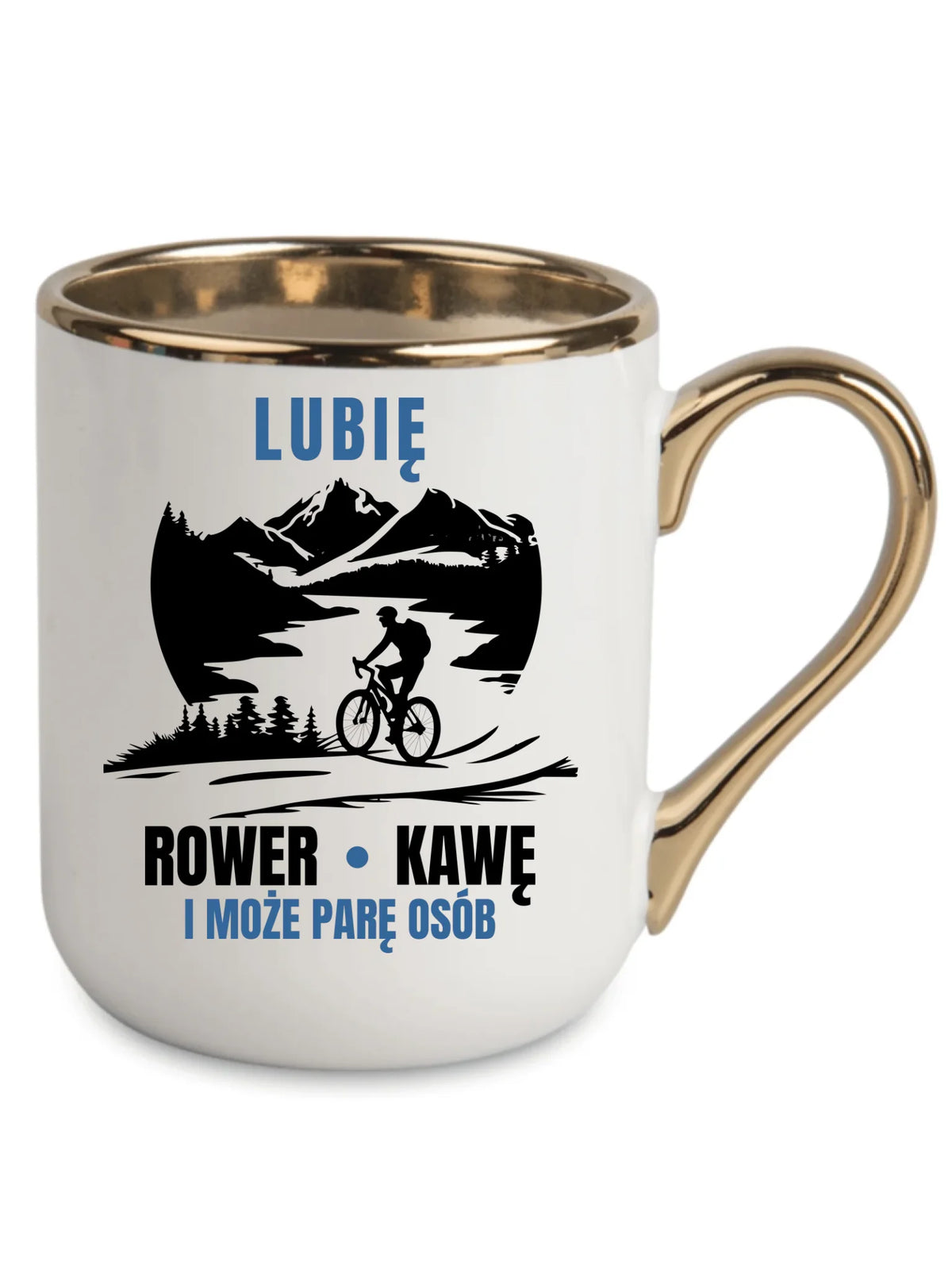 Kubek elegant dla rowerzysty - Lubię rower kawę i może parę osób HR05