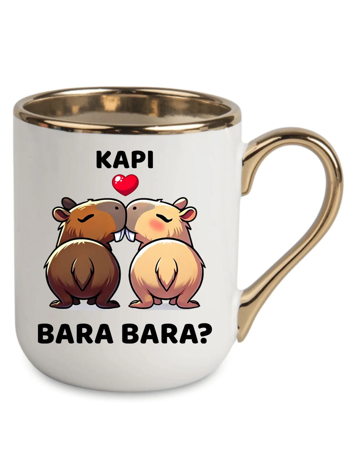 Kubek elegant dla par - Kapibara bara bara W86