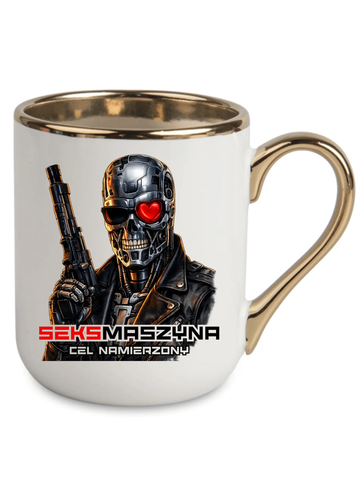 Kubek elegant dla faceta - Cyborg z sercem Seks maszyna DCH32