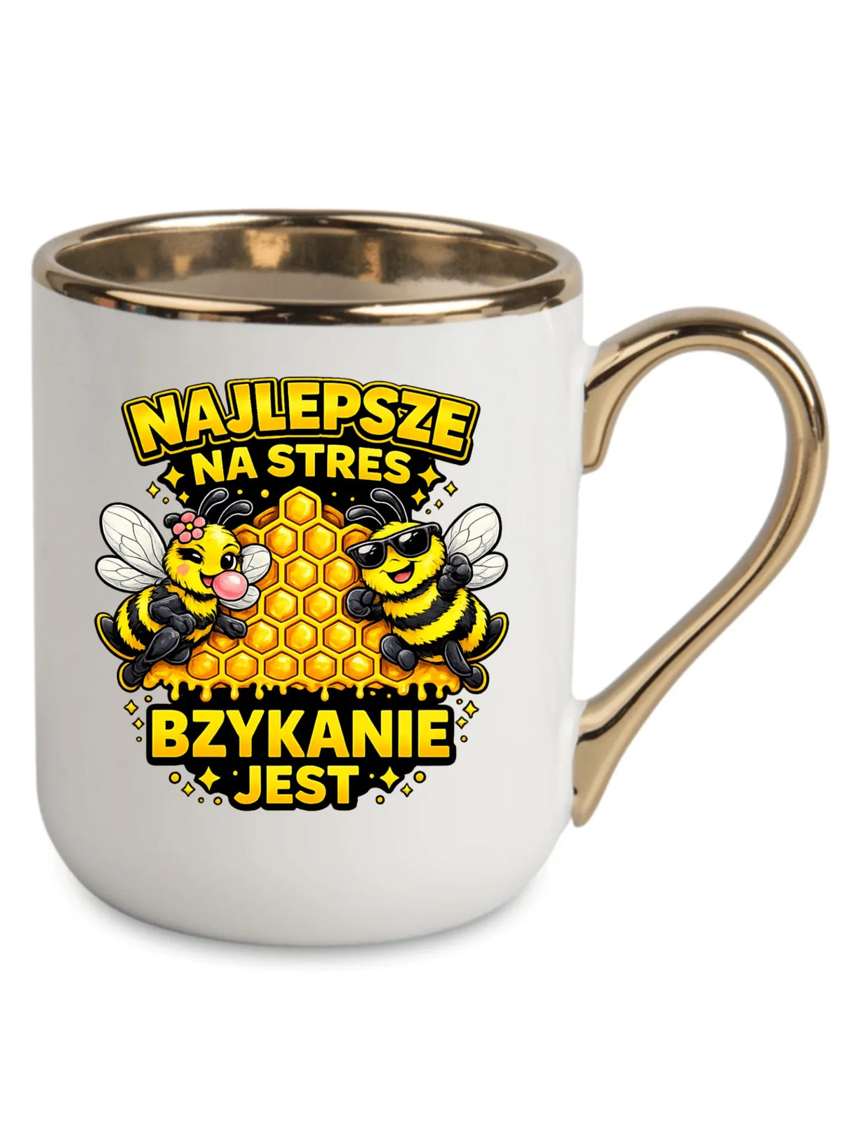 Kubek elegant dla par - Najlepsze na stres bzykanie jest W79
