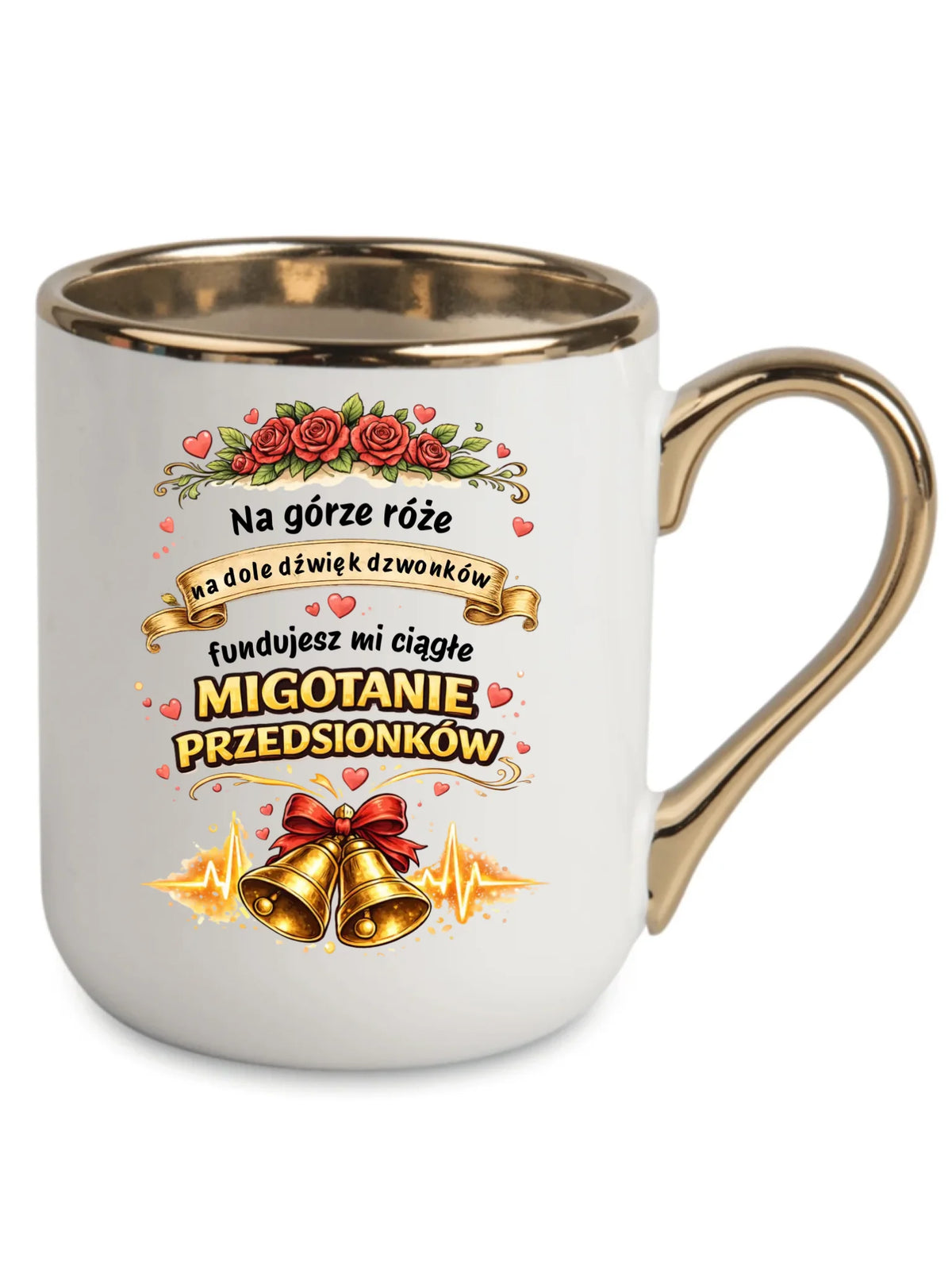 Kubek elegant dla par - Fundujesz mi ciągłe migotanie przedsionków W71