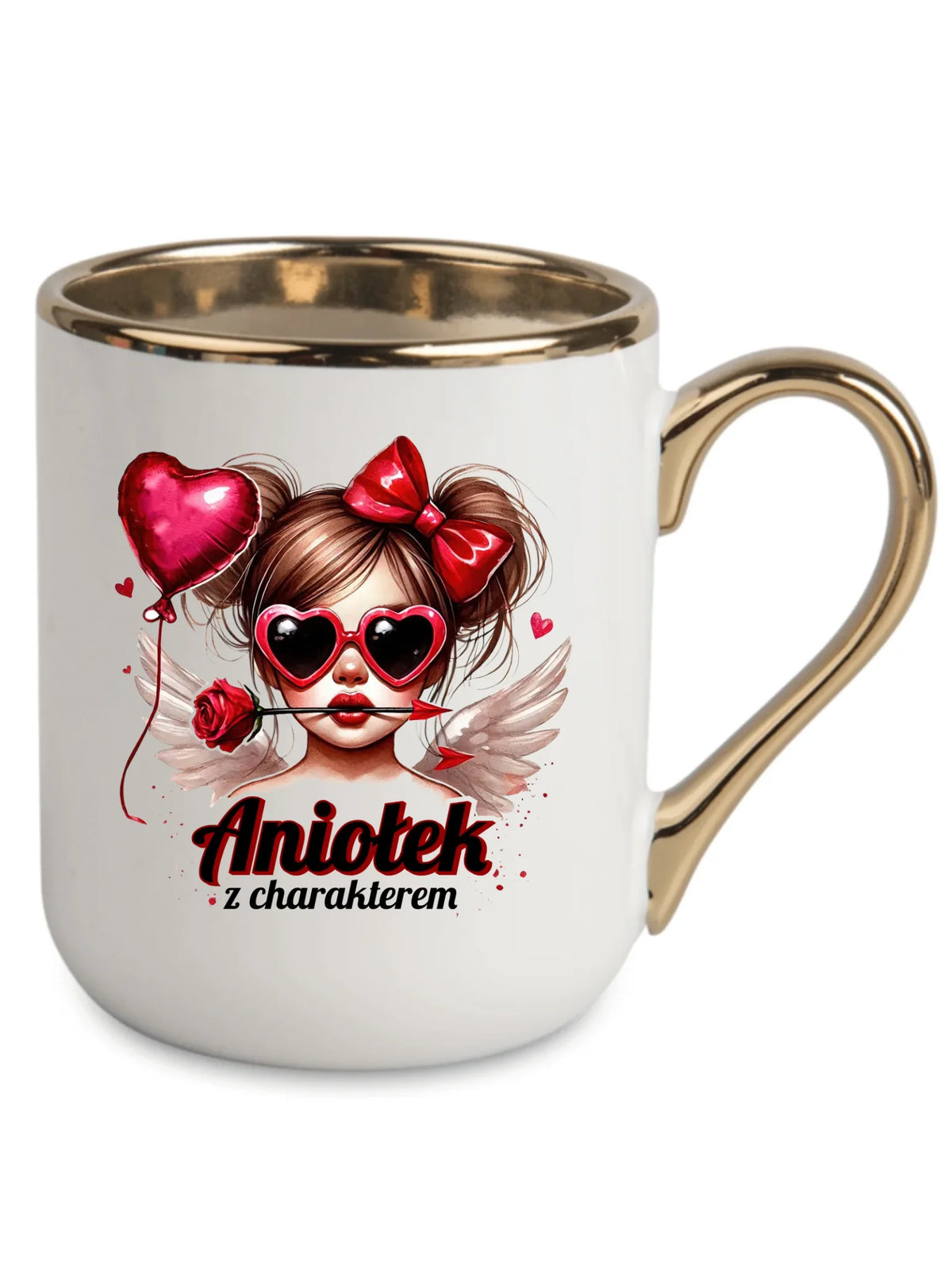 Kubek elegant - Aniołek z charakterem W58