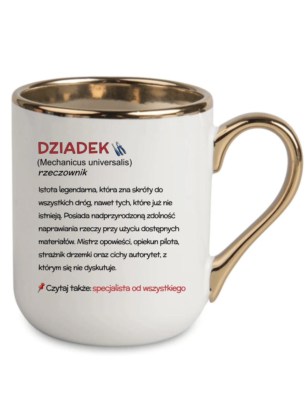 Kubek elegant dla dziadka - Dziadek śmieszna definicja D43