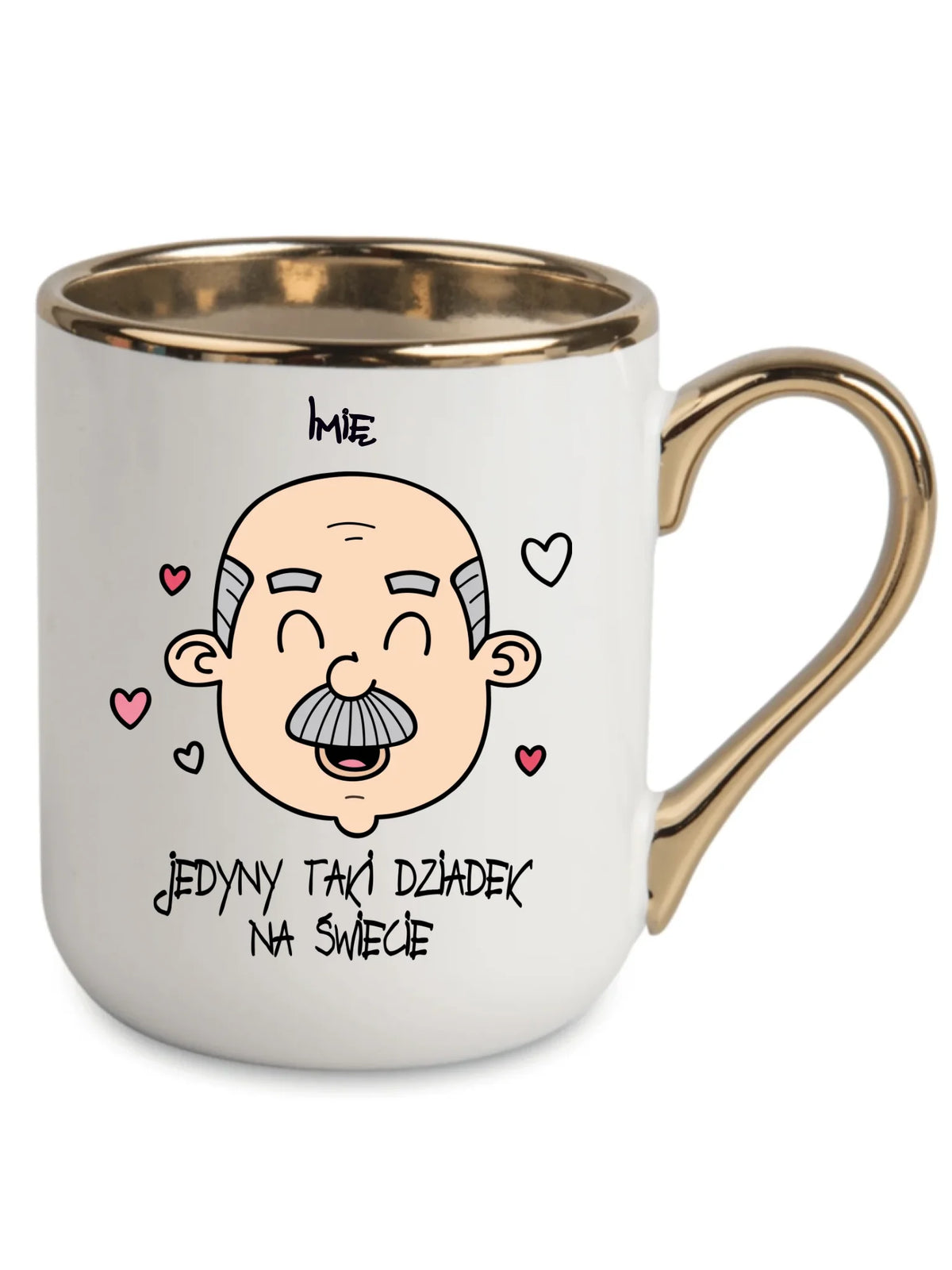 Kubek elegant dla dziadka - Jedyny taki dziadek na świecie - personalizowany D15