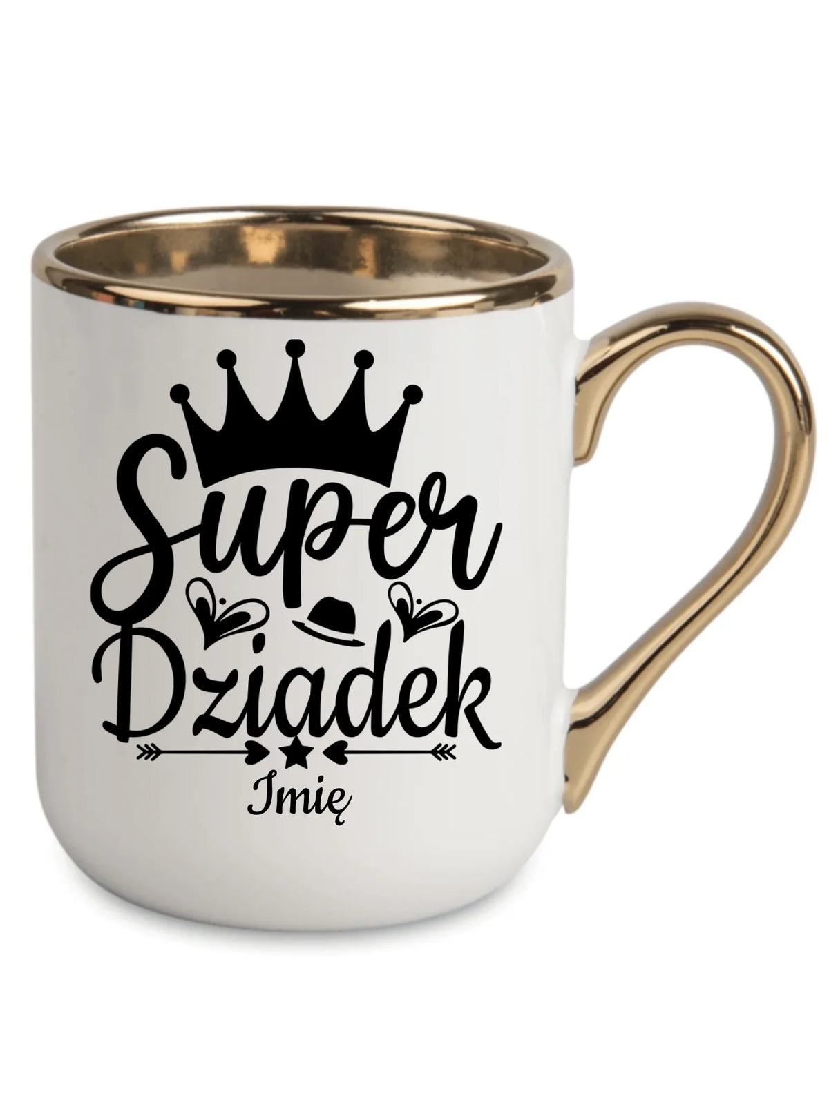 Kubek elegant dla dziadka - Super Dziadek - personalizowany D03