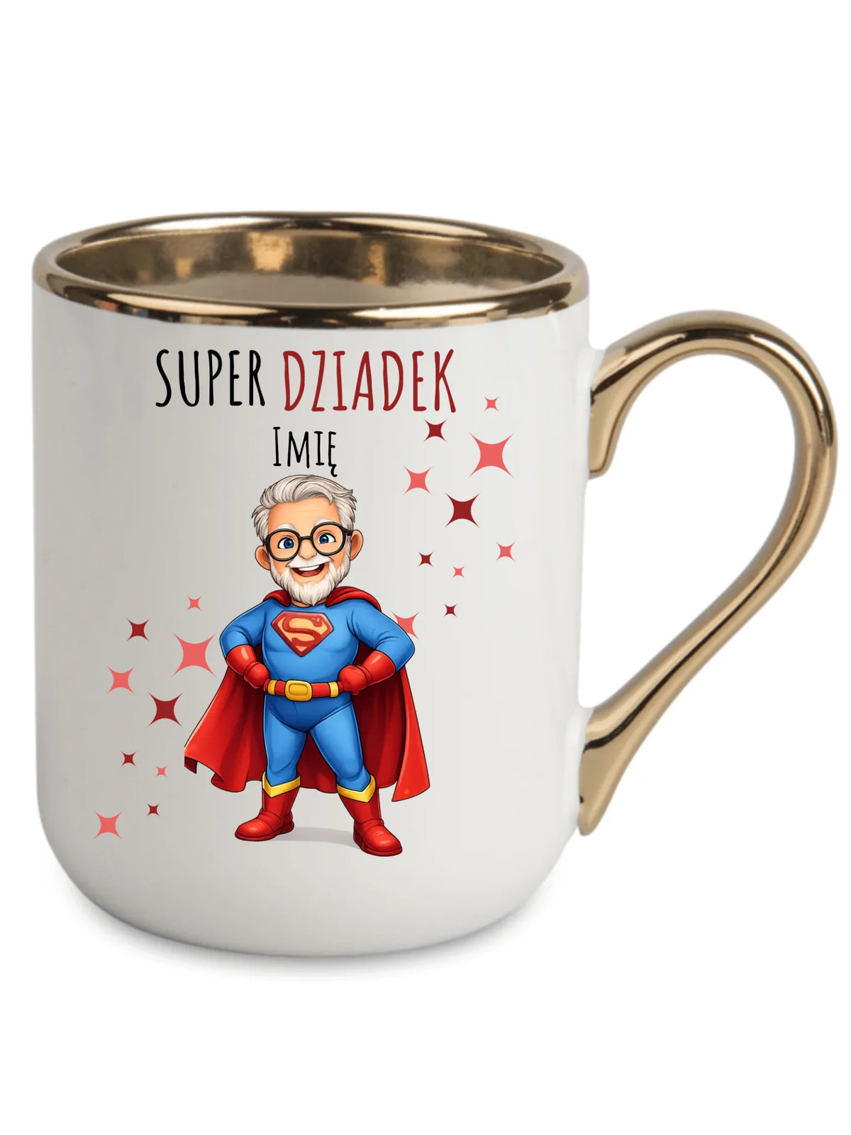 Kubek elegant dla dziadka - Super Dziadek - personalizowany D02