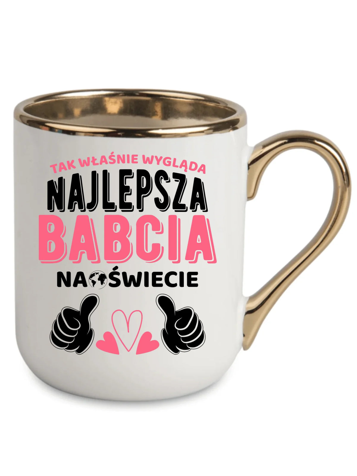 Kubek elegant dla babci - Tak wygląda najlepsza babcia na świecie B24
