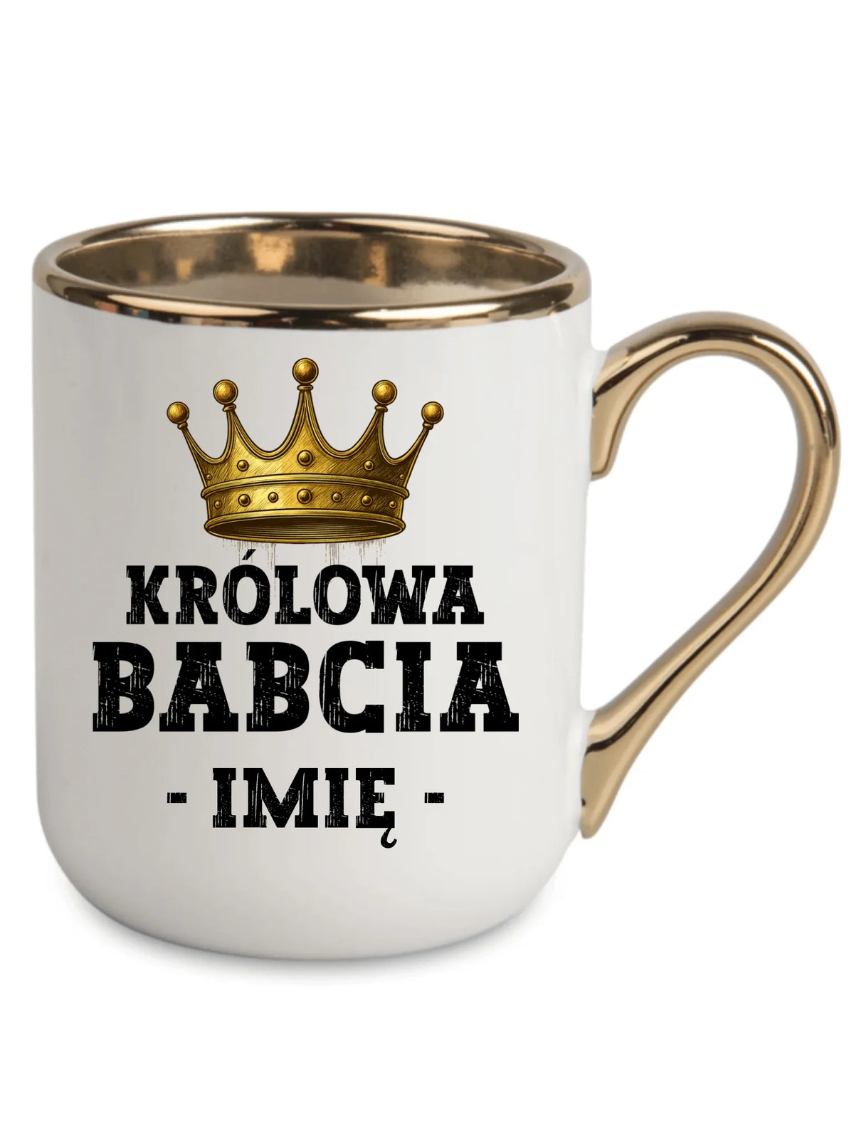 Kubek elegant dla babci - Królowa Babcia - personalizowany B17