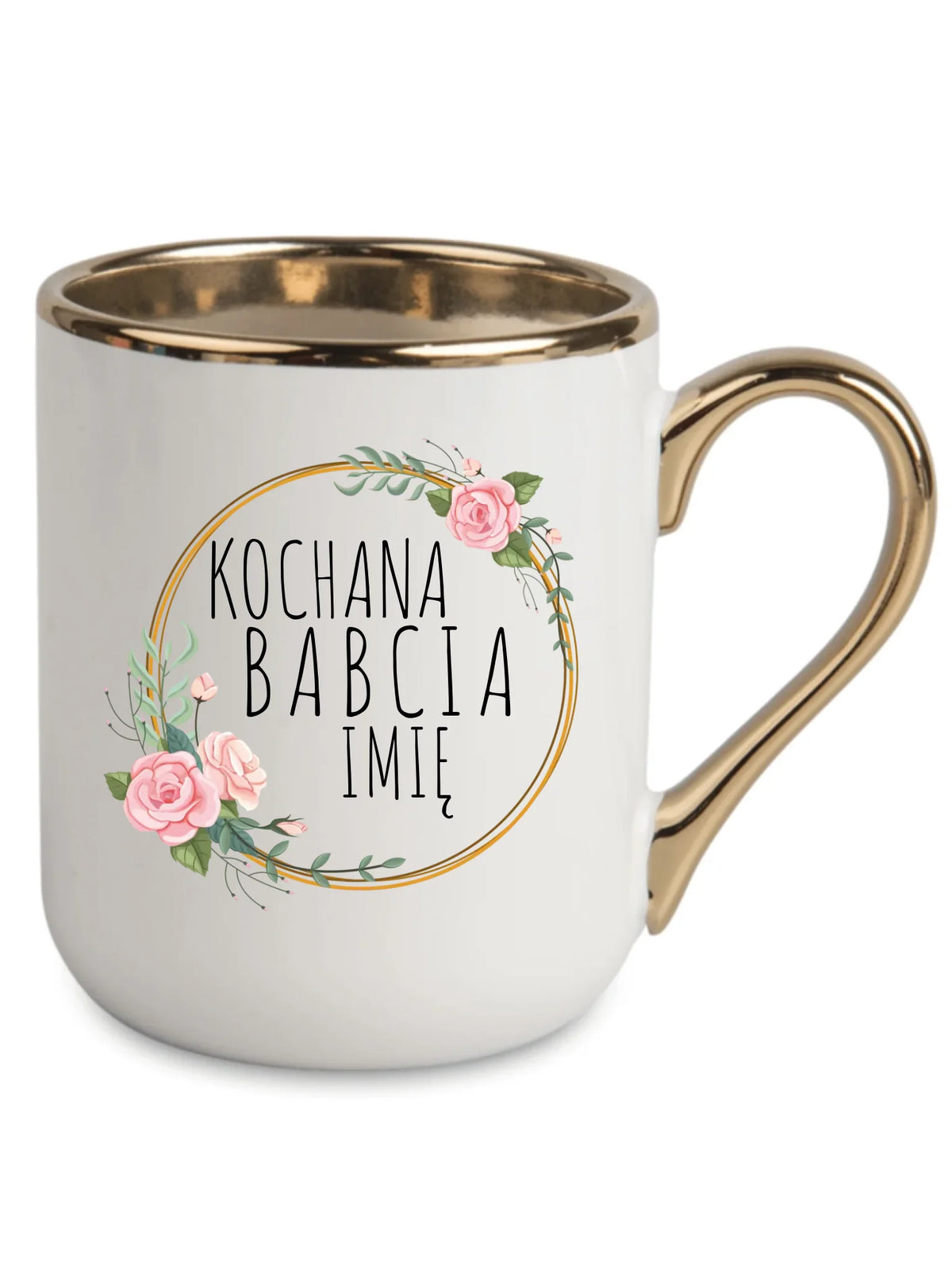 Kubek elegant dla babci - Kochana Babcia - personalizowany B10