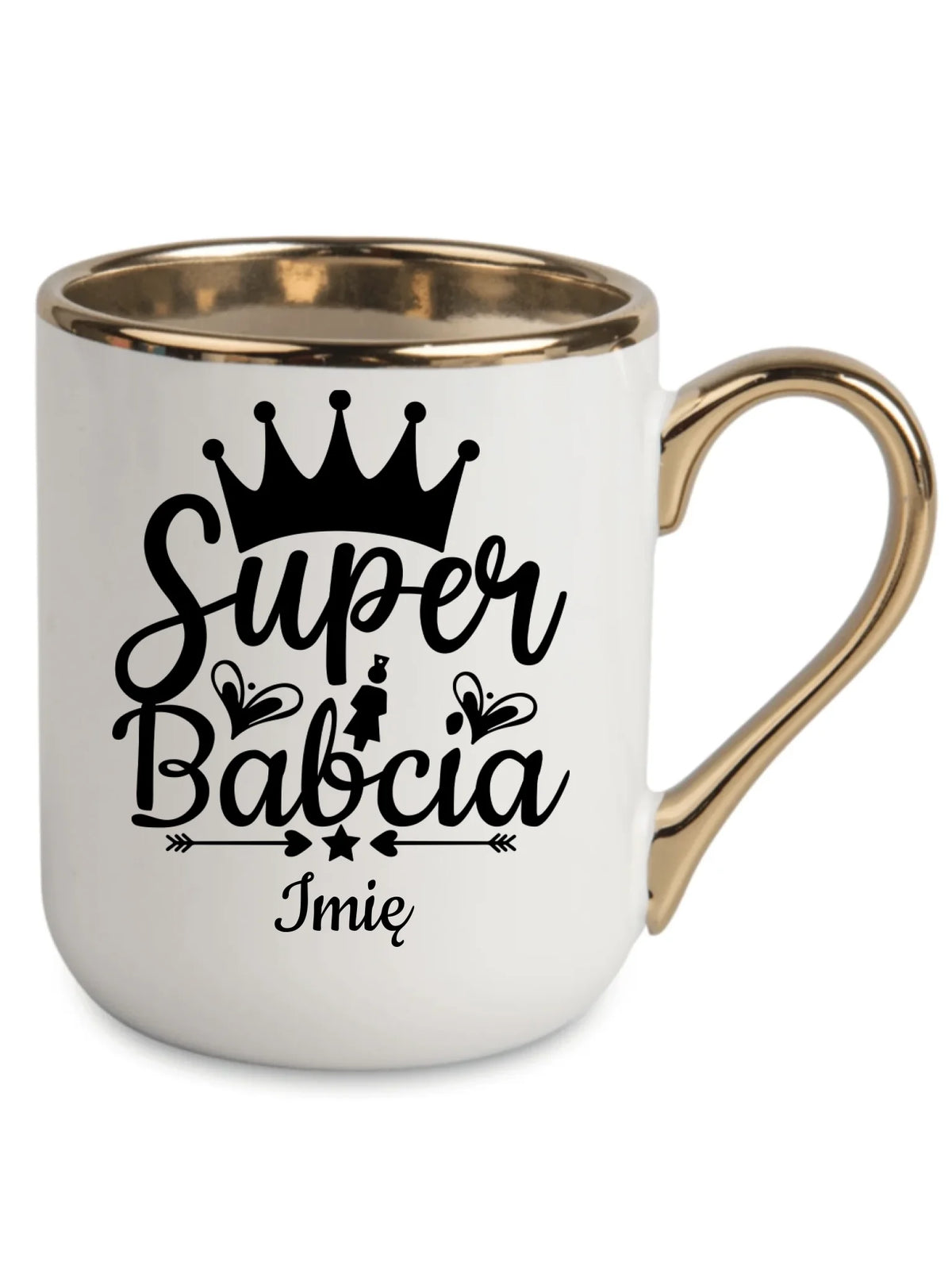 Kubek elegant dla babci - Super Babcia - personalizowany B03
