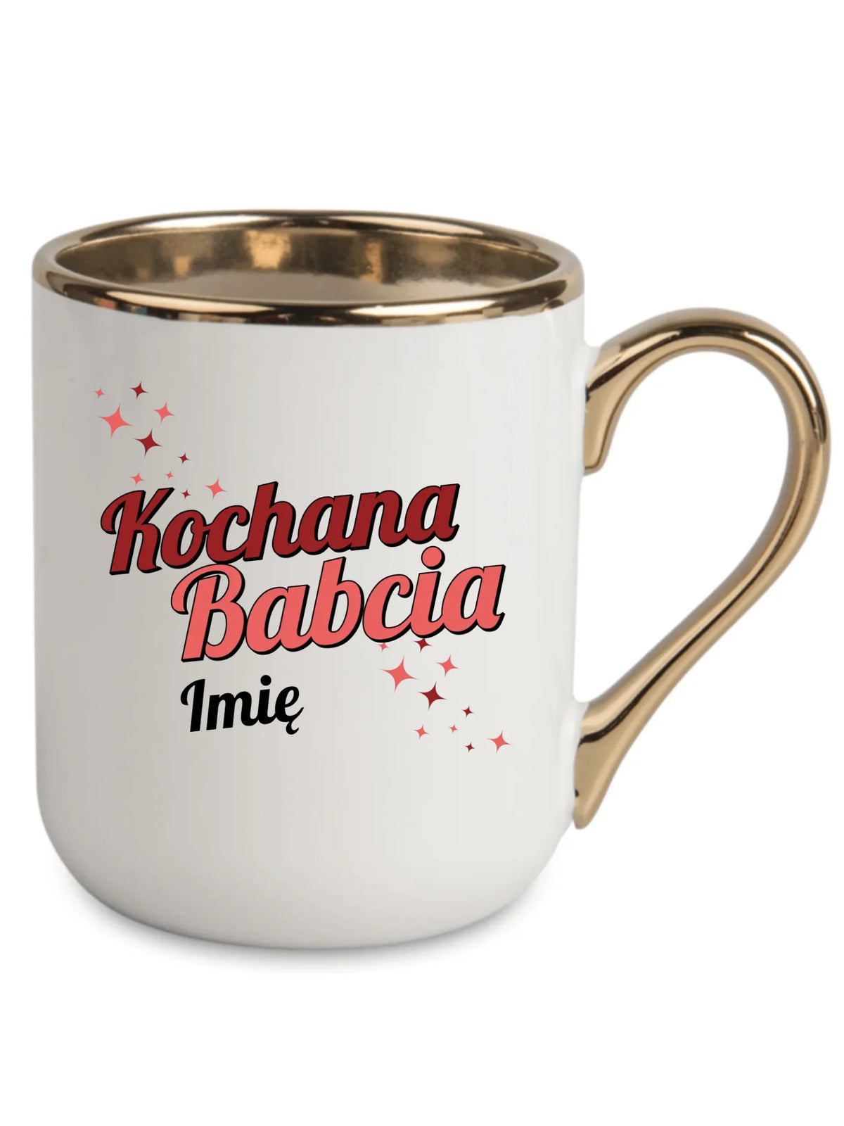 Kubek elegant dla babci - Kochana Babcia - personalizowany B05