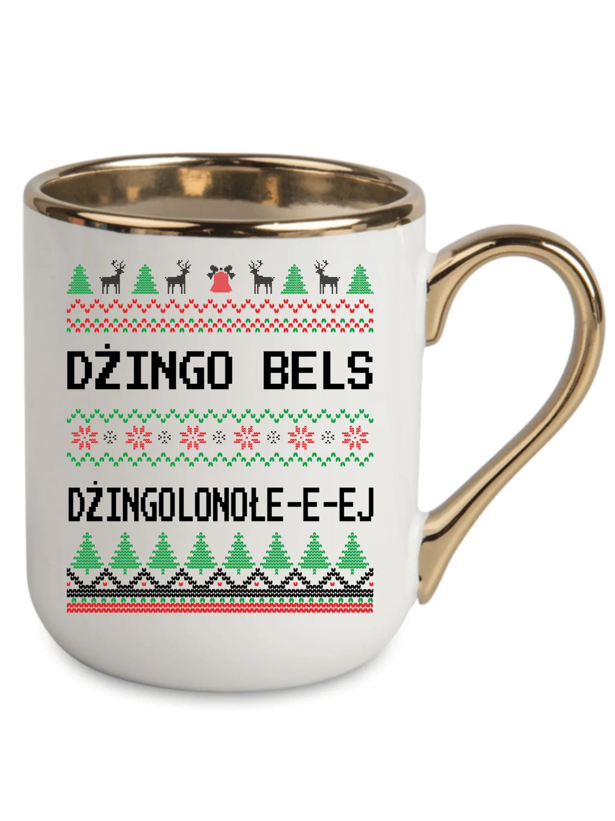 Kubek elegant świąteczny - prezent na Święta - Dżingo bels BN11