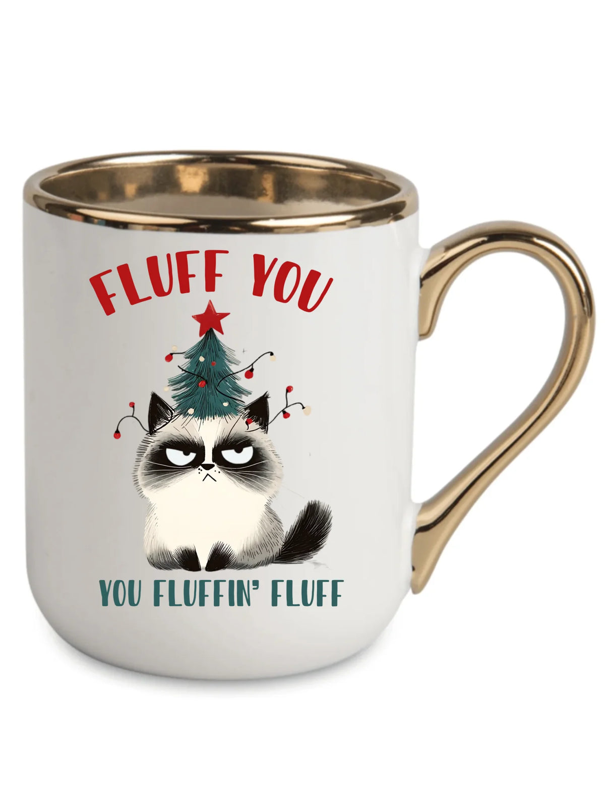 Kubek elegant świąteczny - Fluff You BN10