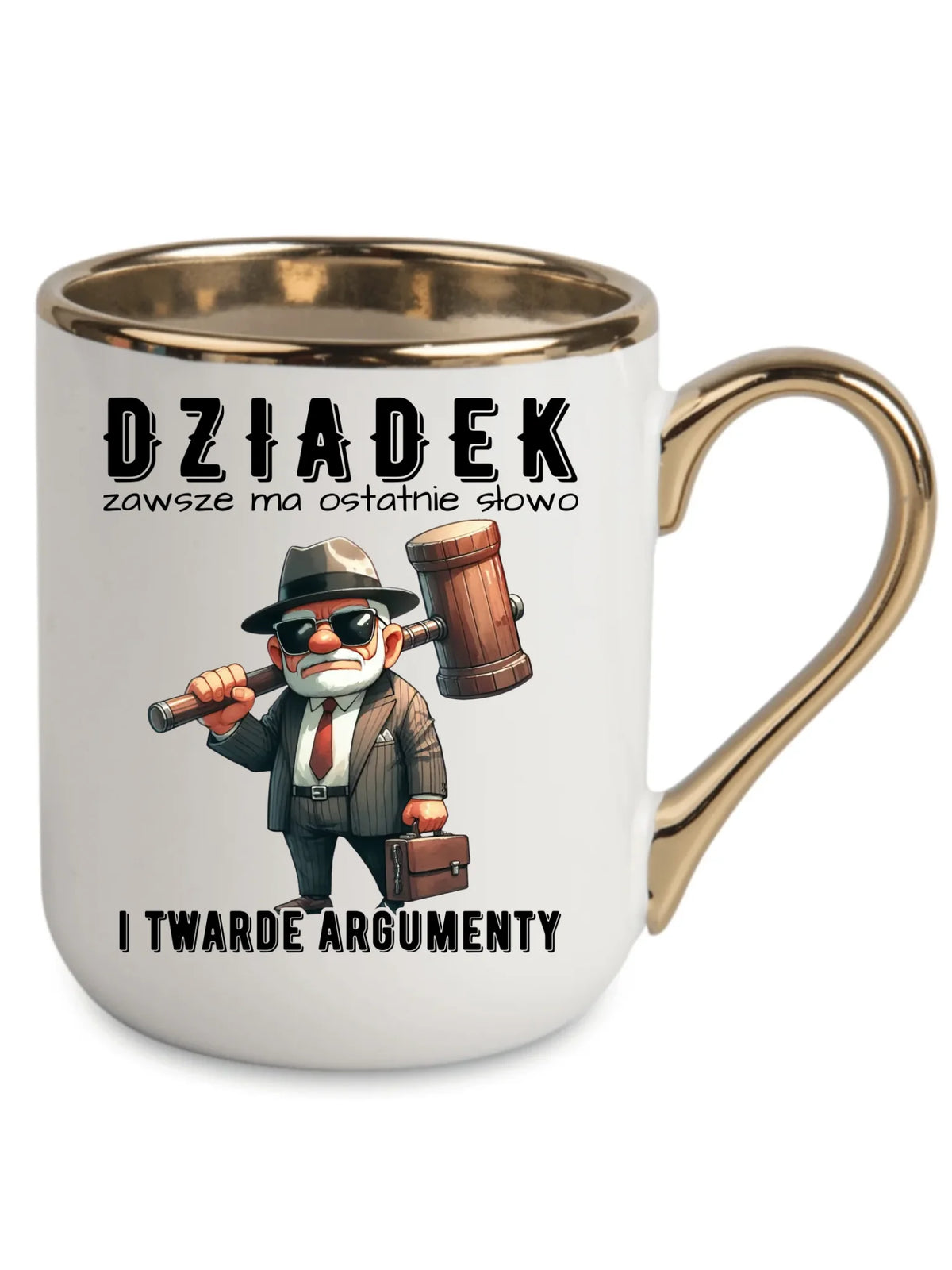 Kubek elegant dla dziadka - Dziadek zawsze ma ostatnie słowo D40