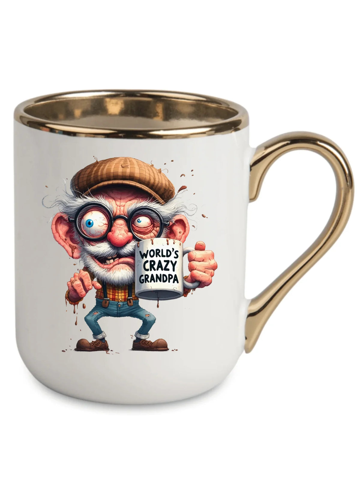Kubek elegant dla dziadka - Crazy grandpa D38