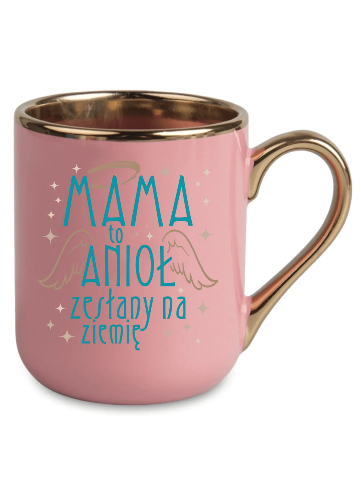 Kubek elegant dla mamy - Mama to anioł zesłany na ziemię DM30