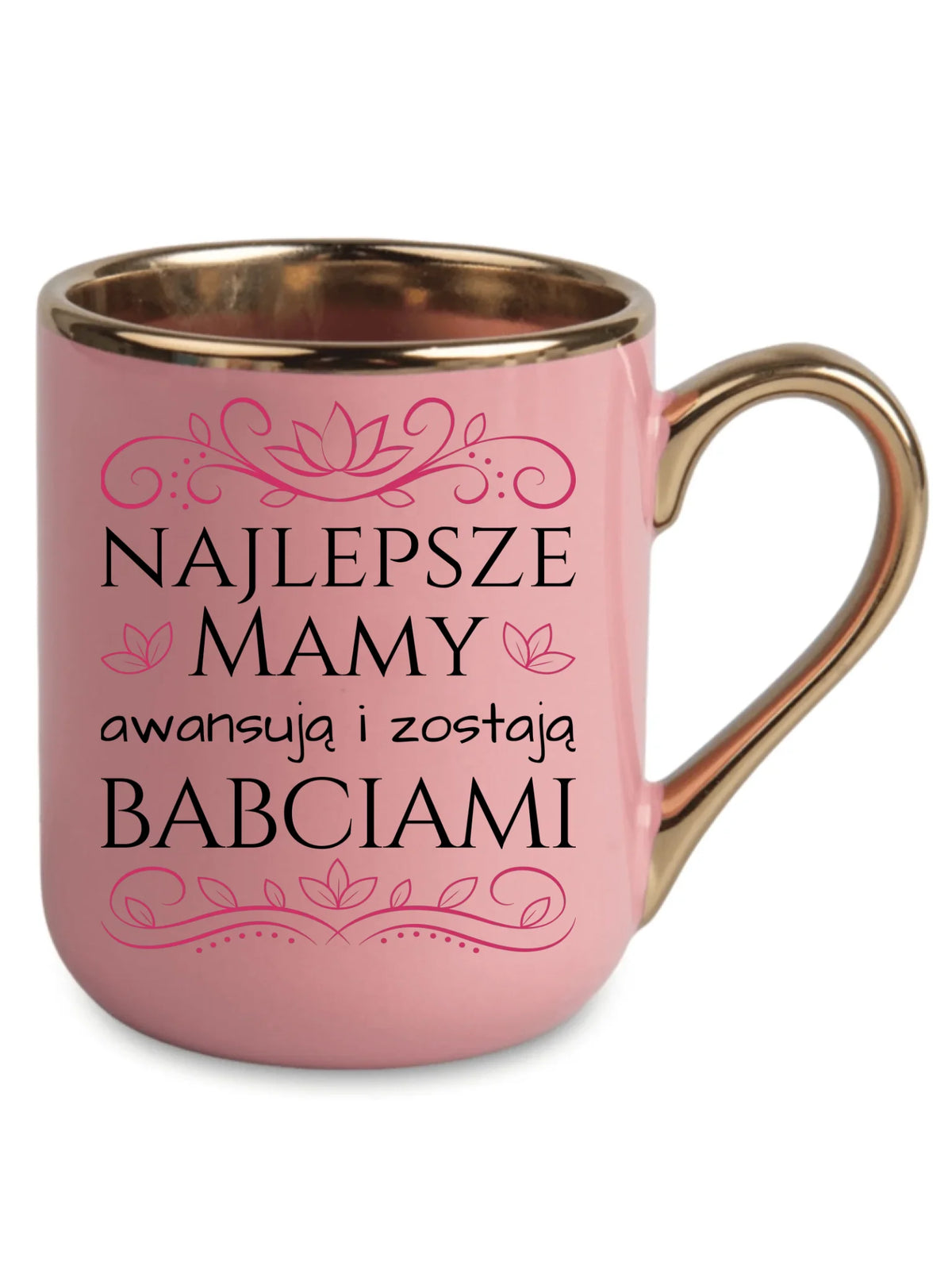 Kubek elegant dla mamy - przyszłej babci - Najlepsze mamy awansują i zostają babciami DM26