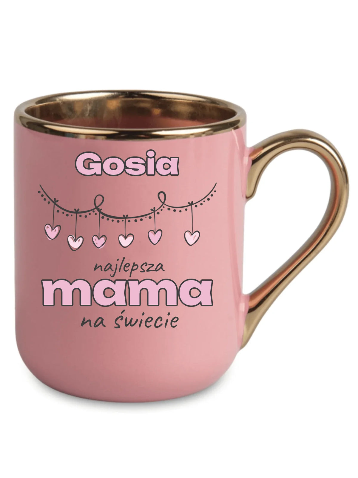 Kubek elegant dla mamy - Najlepsza Mama - personalizowany DM27
