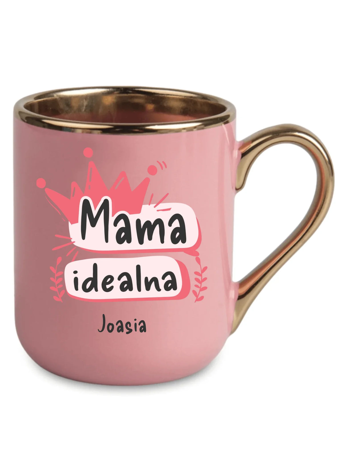 Kubek elegant dla mamy - Mama idealna - personalizowany DM23