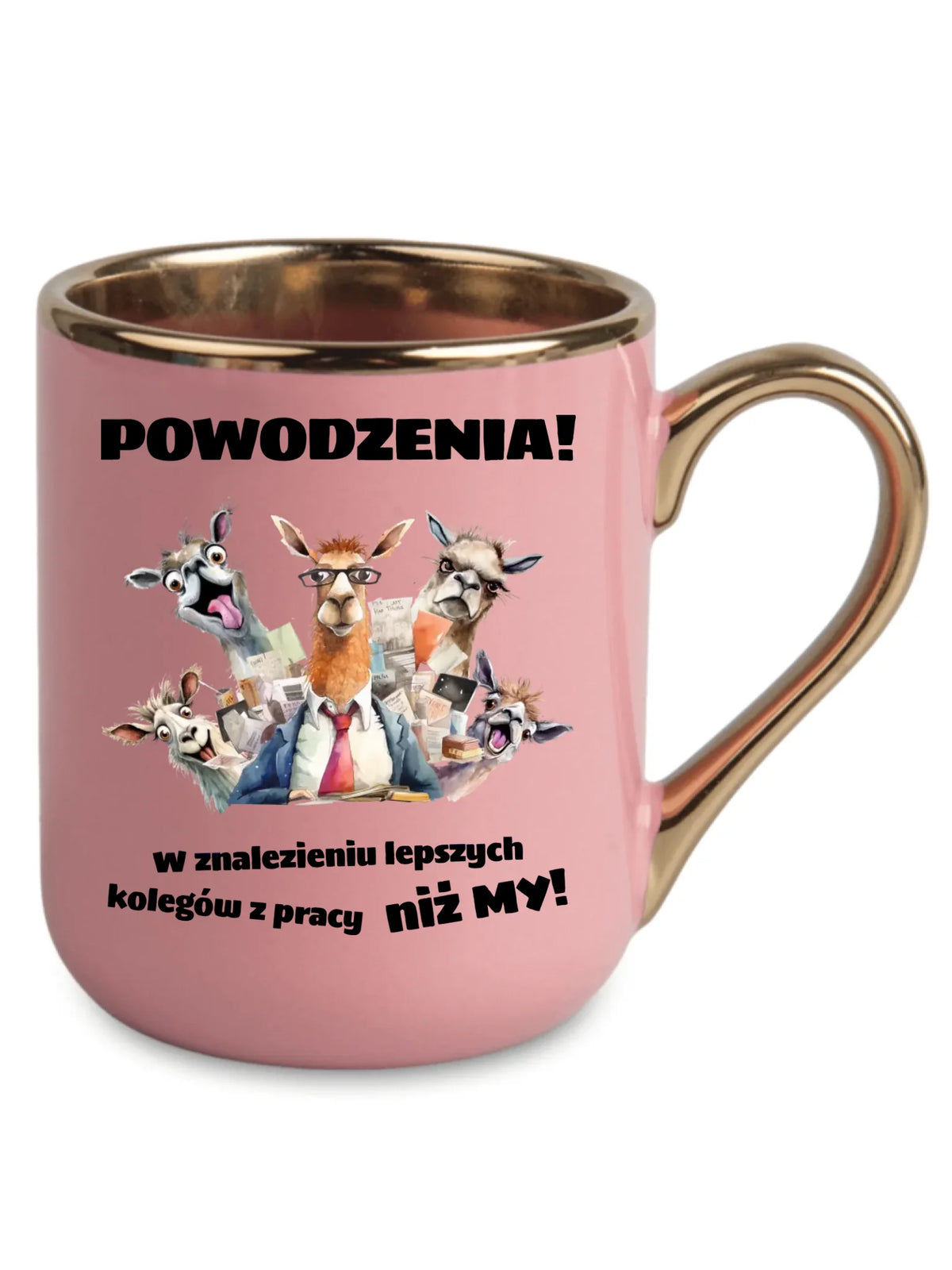 Kubek elegant na odejście z pracy - Powodzenia w znalezieniu lepszych kolegów OP08
