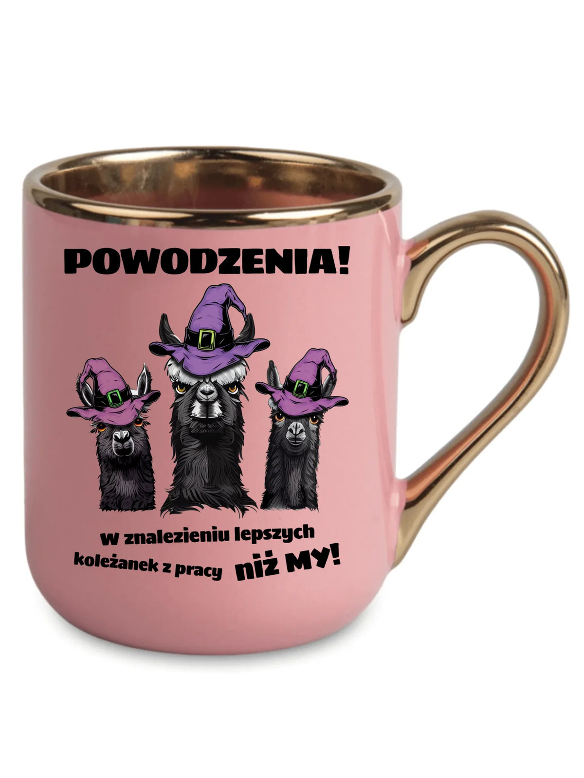 Kubek elegant na odejście z pracy - Powodzenia w znalezieniu lepszych koleżanek OP07