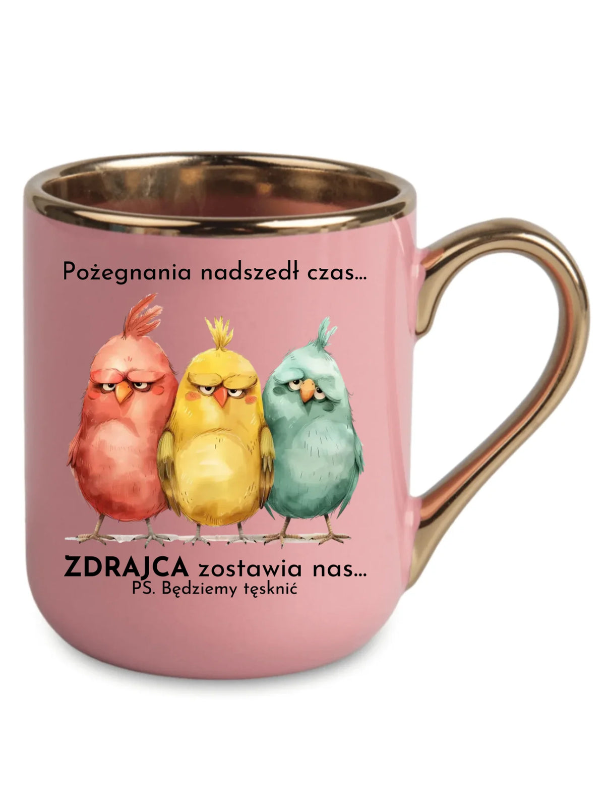 Kubek elegant na odejście z pracy - Pożegnania nadszedł czas OP05