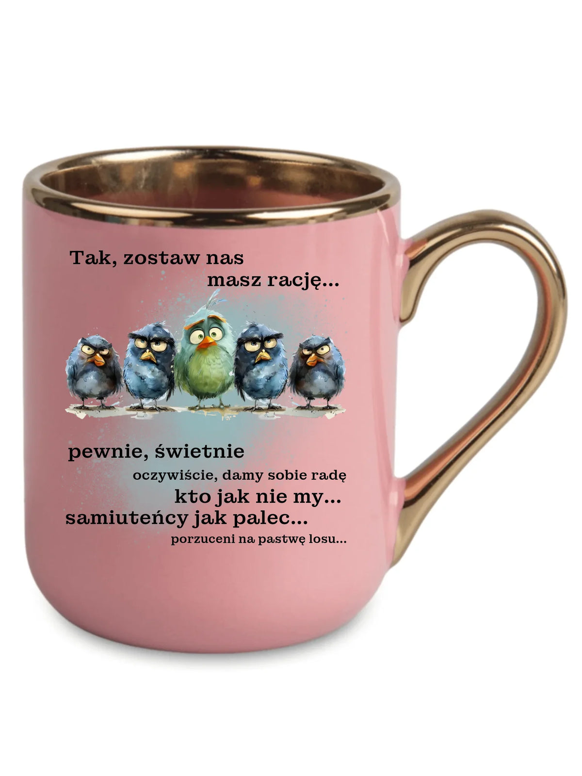 Kubek elegant na odejście z pracy - Tak, zostaw nas OP06