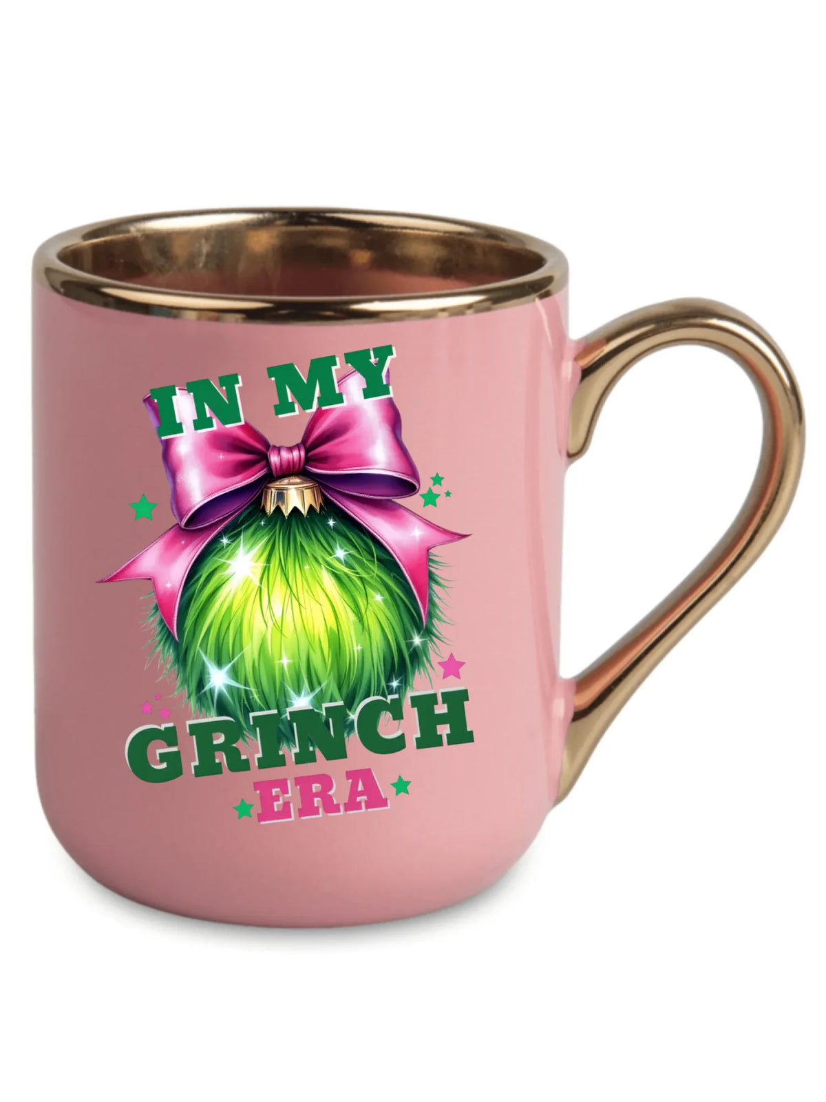 Kubek elegant świąteczny - In my Grinch era BN26