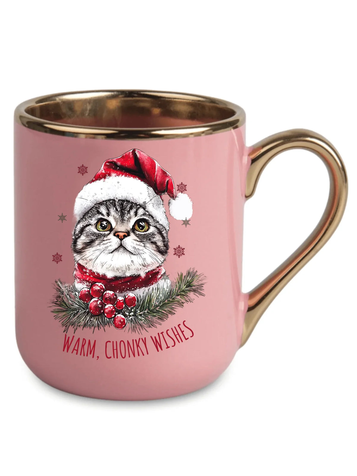 Kubek elegant świąteczny - Warm, Chonky Wishes BN36